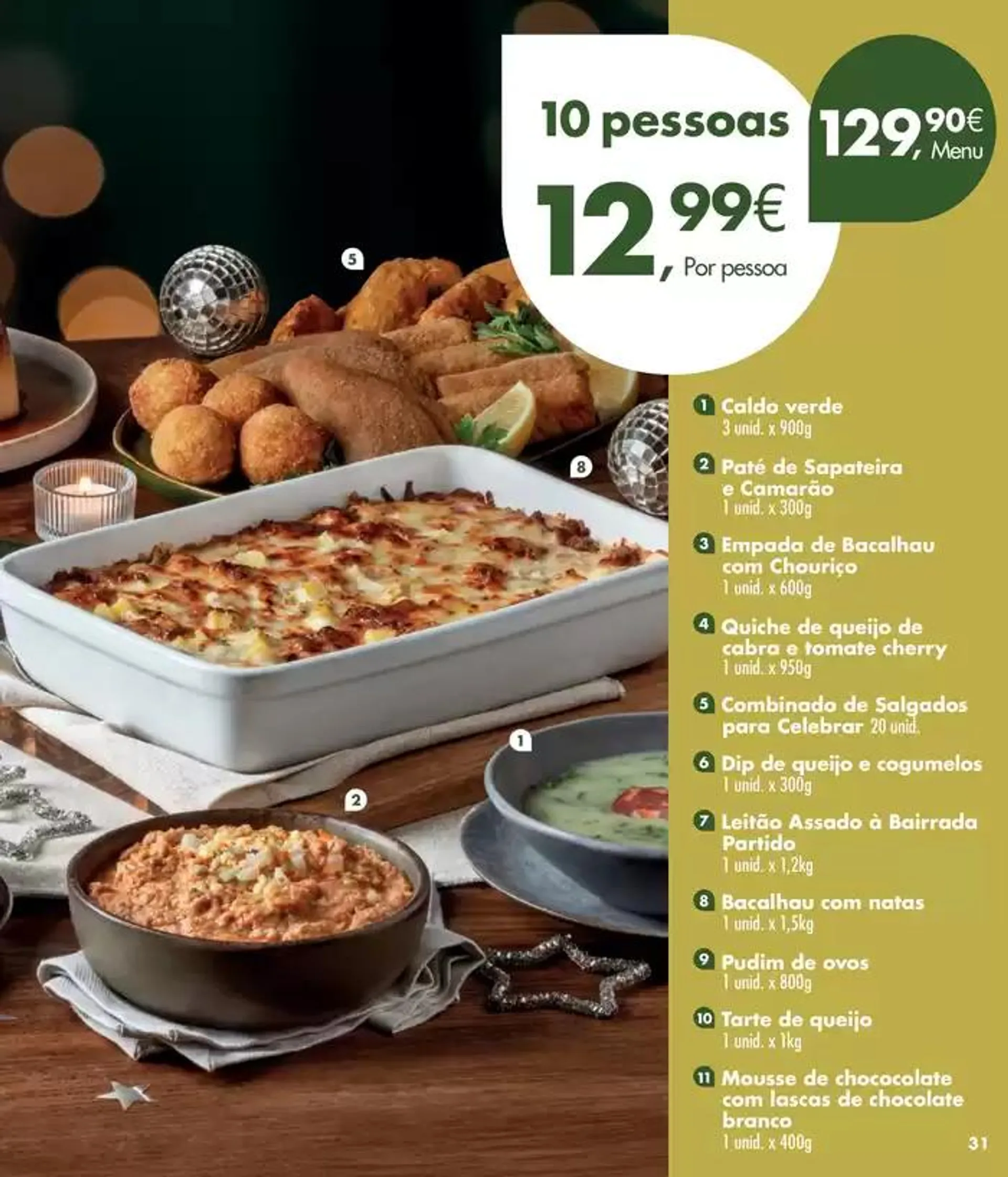 Folheto Pingo Doce Encomendas de Natal e Ano Novo de 19 de novembro até 19 de dezembro 2024 - Pagina 31