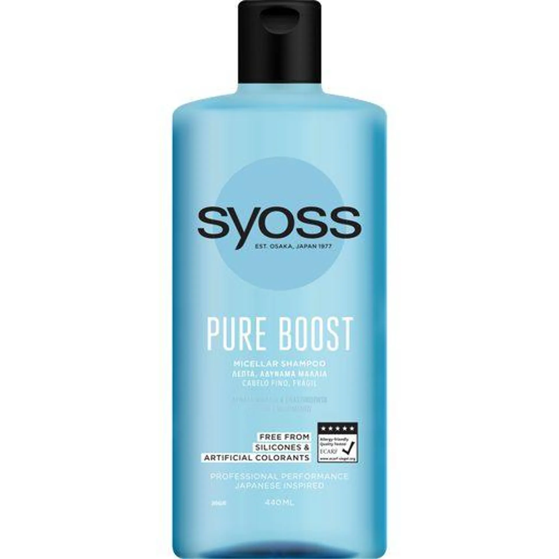 SYOSS Champô Micelar Pure Boost 440 ml