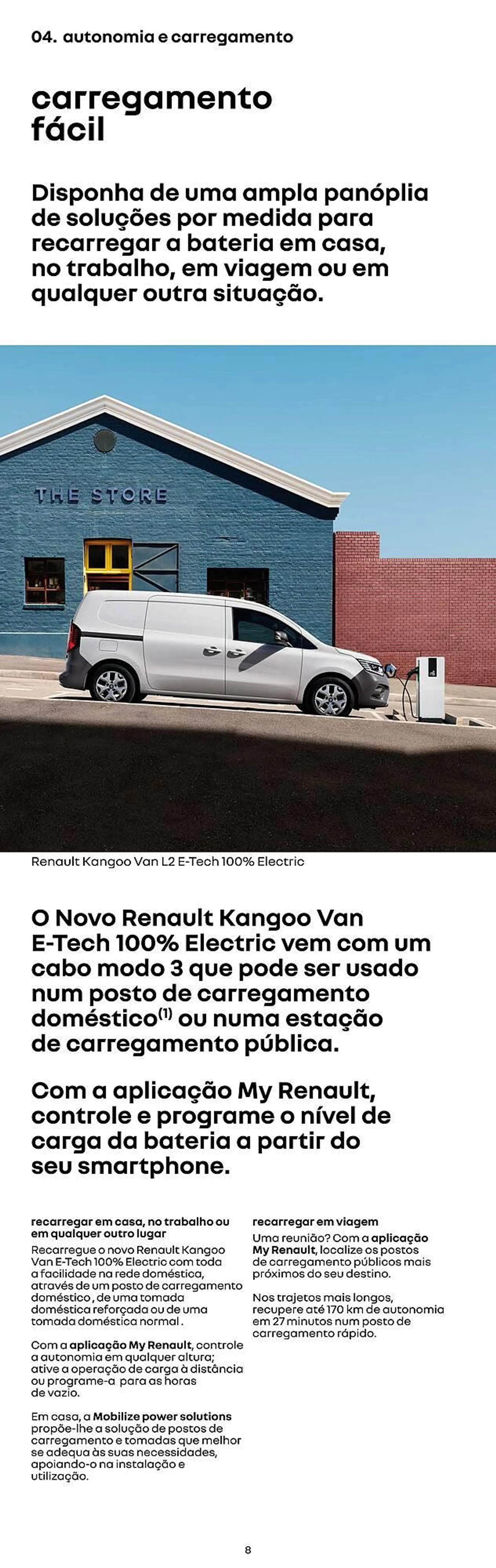 Folheto Folheto Renault Novo Kangoo Van de 13 de fevereiro até 31 de outubro 2024 - Pagina 8