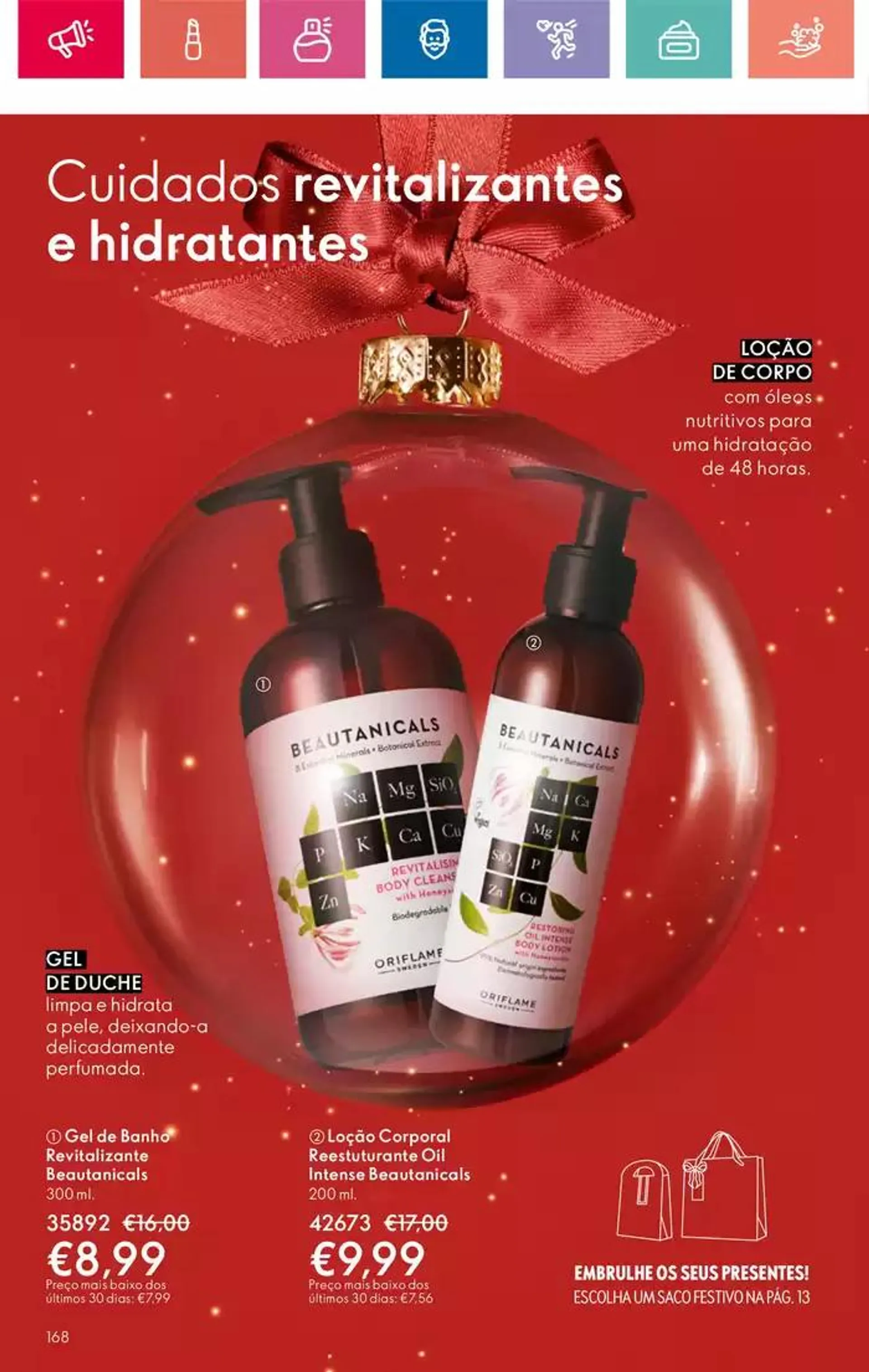 Folheto Folheto Oriflame de 2 de dezembro até 28 de dezembro 2024 - Pagina 168