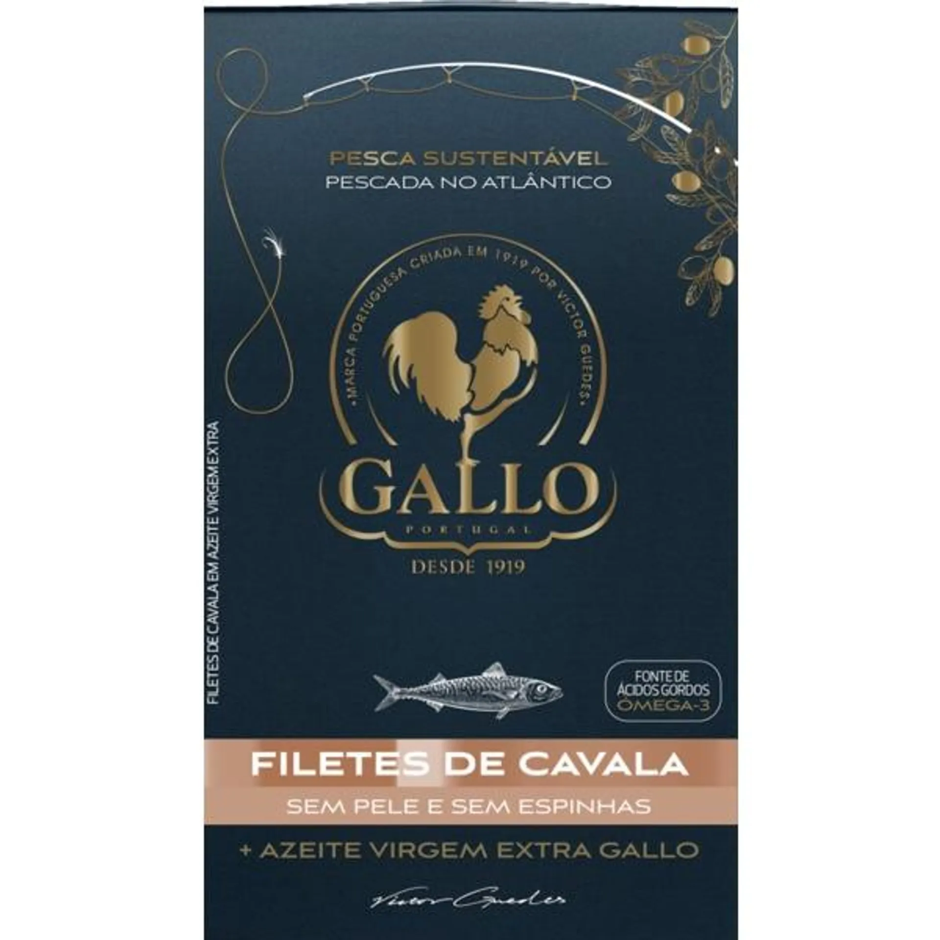 Filete de Cavala em Azeite Virgem Extra lata 120 g Gallo