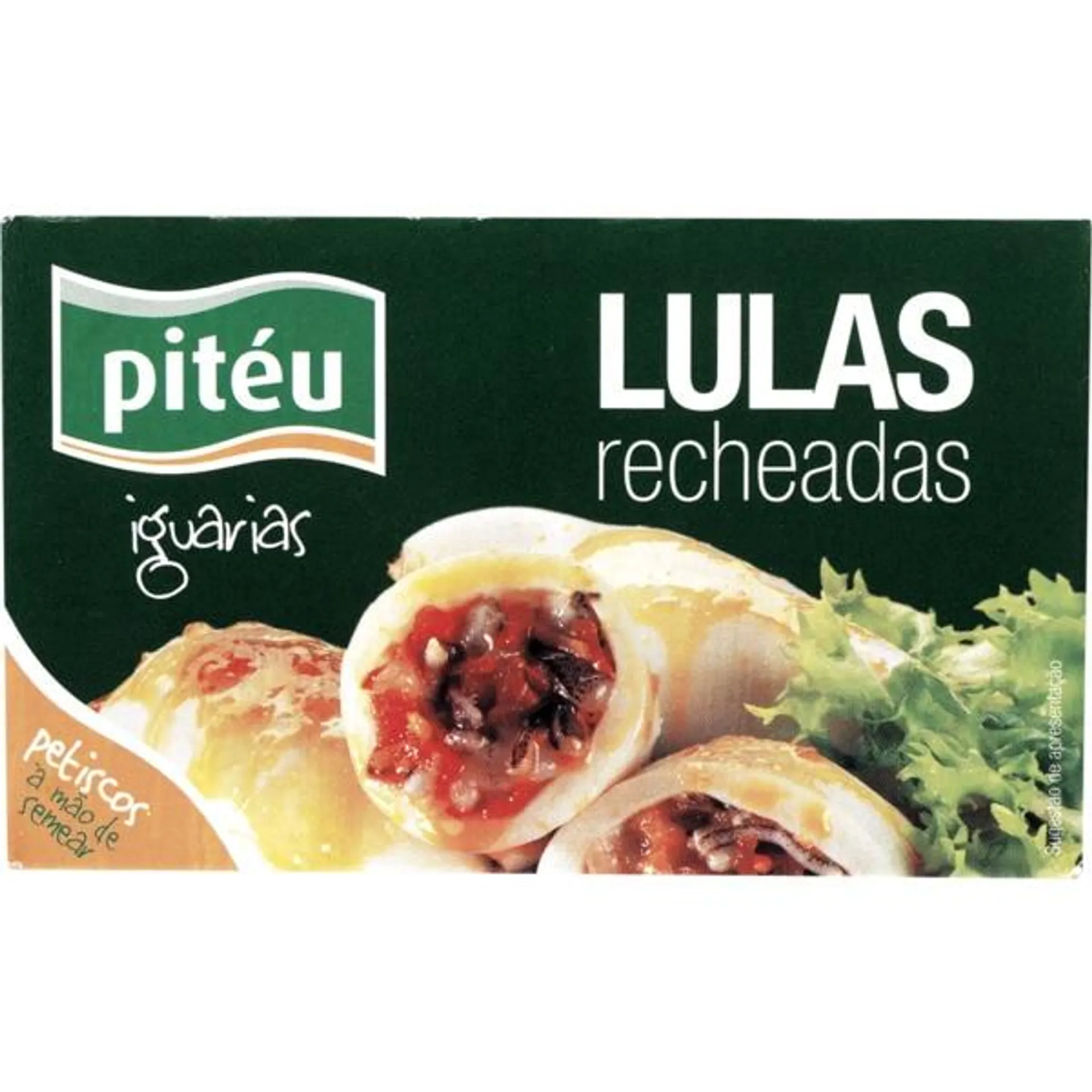 Lulas Recheadas lata 120 g Pitéu