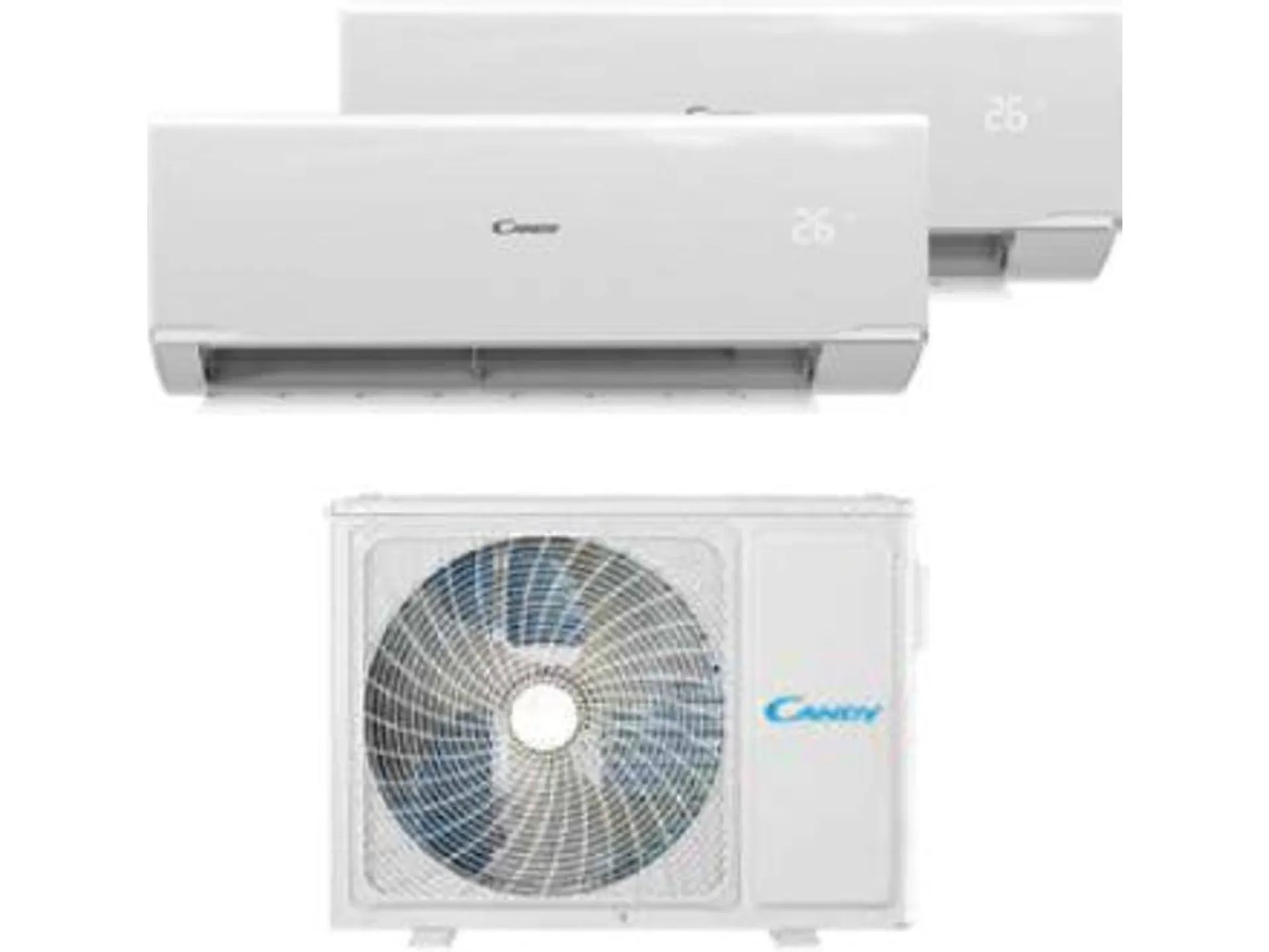 Ar Condicionado CANDY MPURA (24+24m2 - 12000+12000 BTU - Branco)