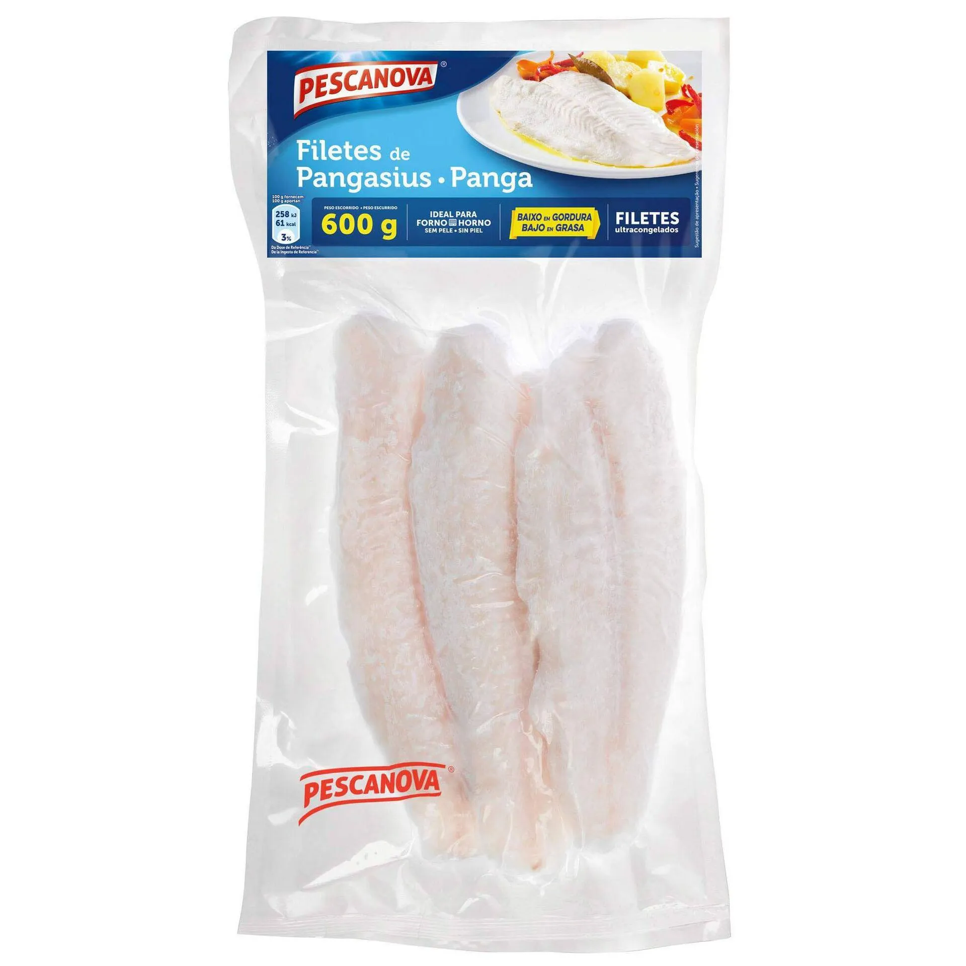 Filetes de Pangasius Ultracongelado