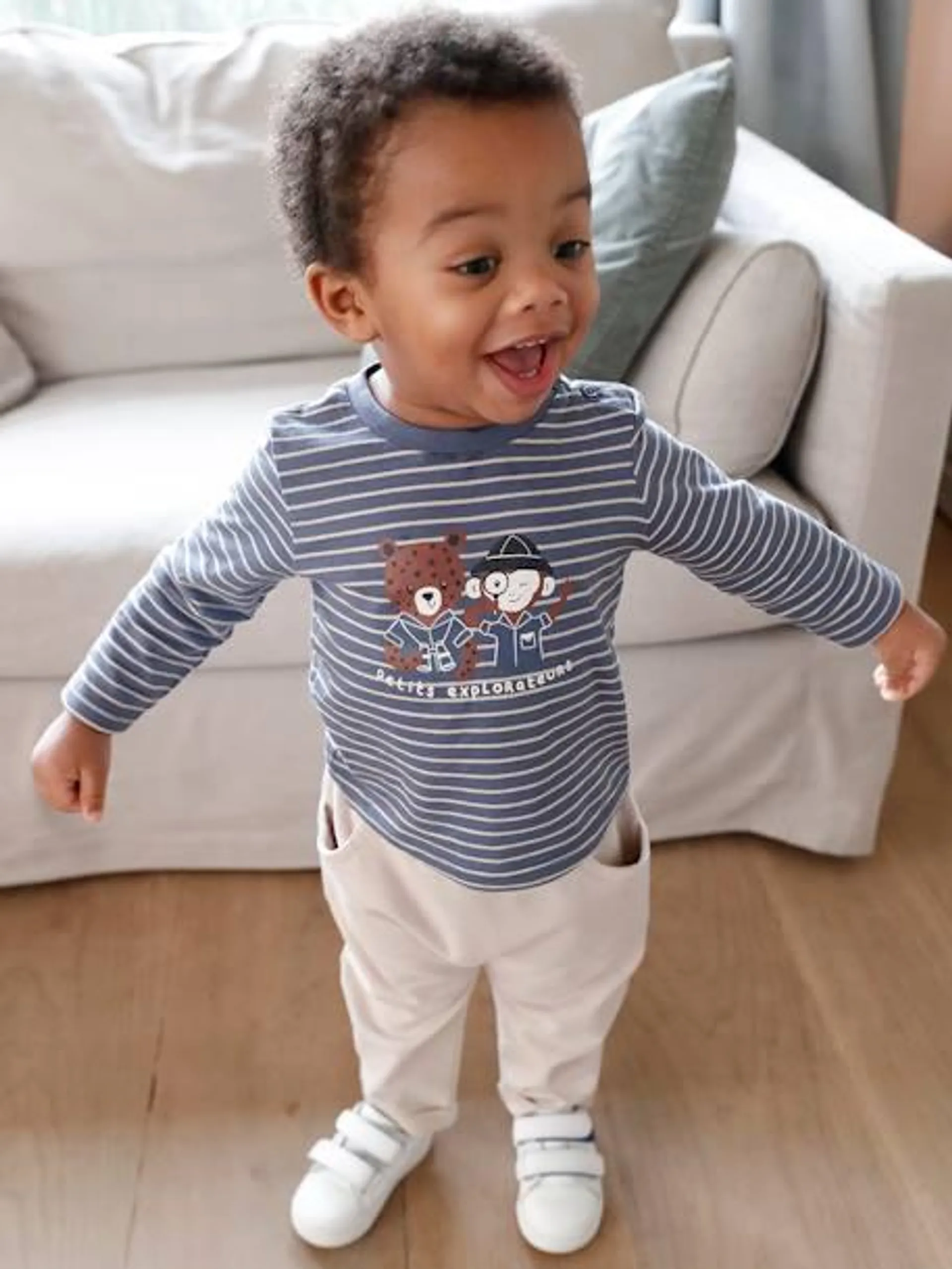 Ensemble T-shirt et pantalon molleton bébé