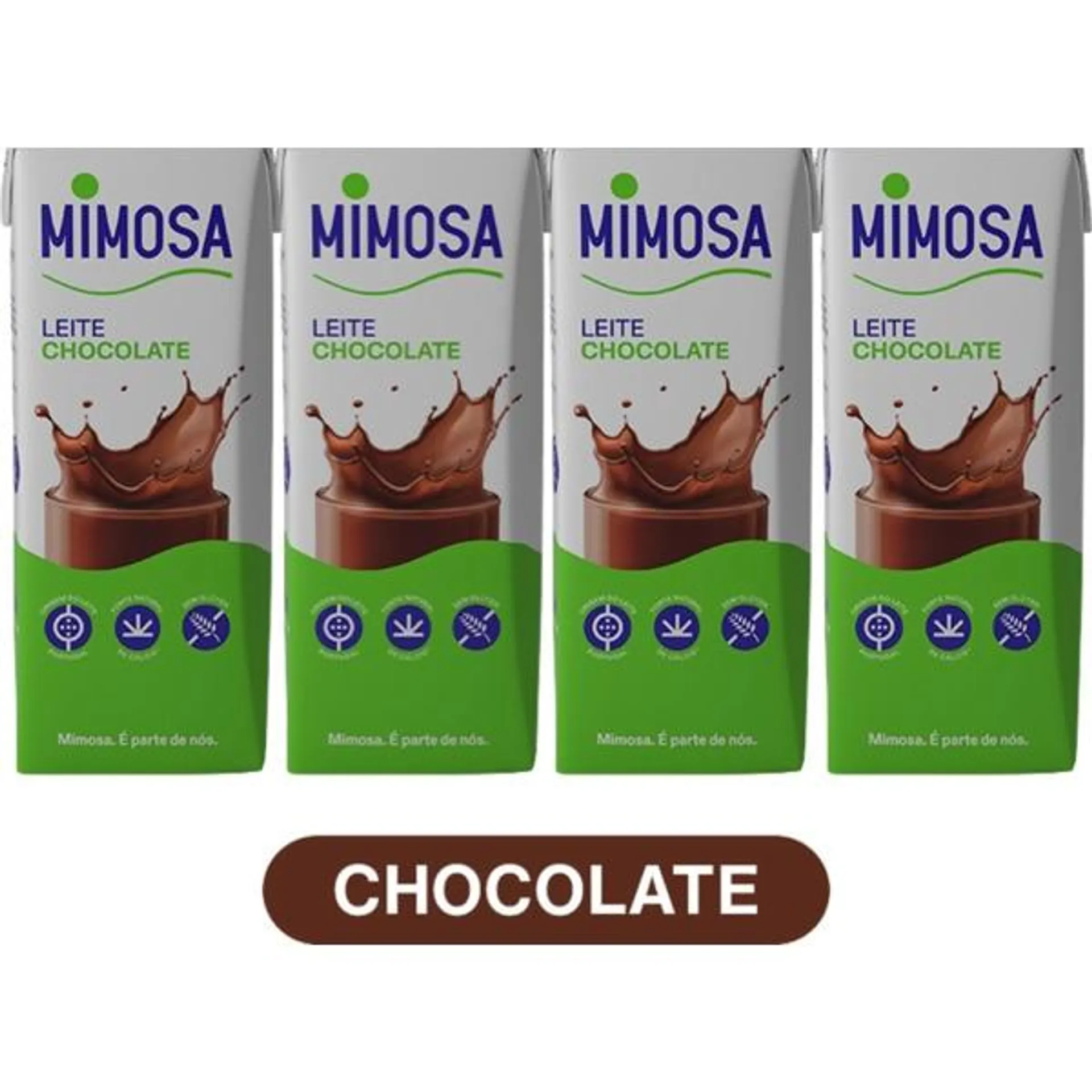 Leite com Chocolate Pack 4 unidades 200 ml Mimosa