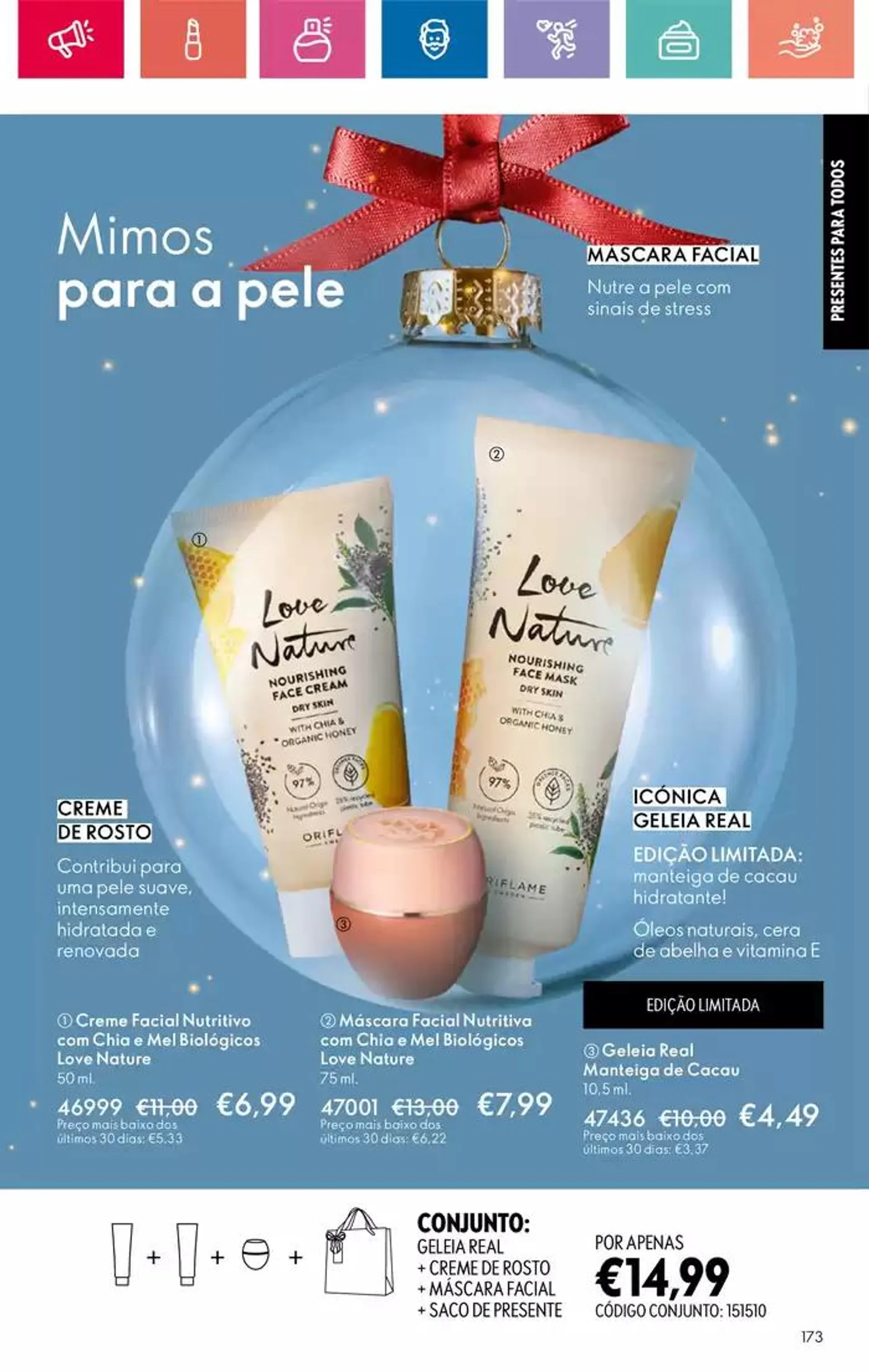 Folheto Folheto Oriflame de 2 de dezembro até 28 de dezembro 2024 - Pagina 173