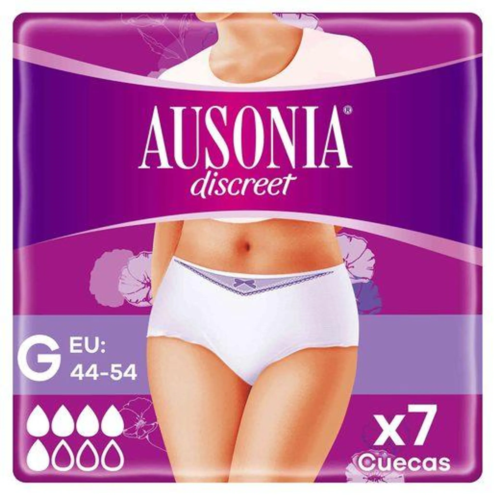 AUSONIA DISCREET Pants Discreet Tamanho Grande 7 un