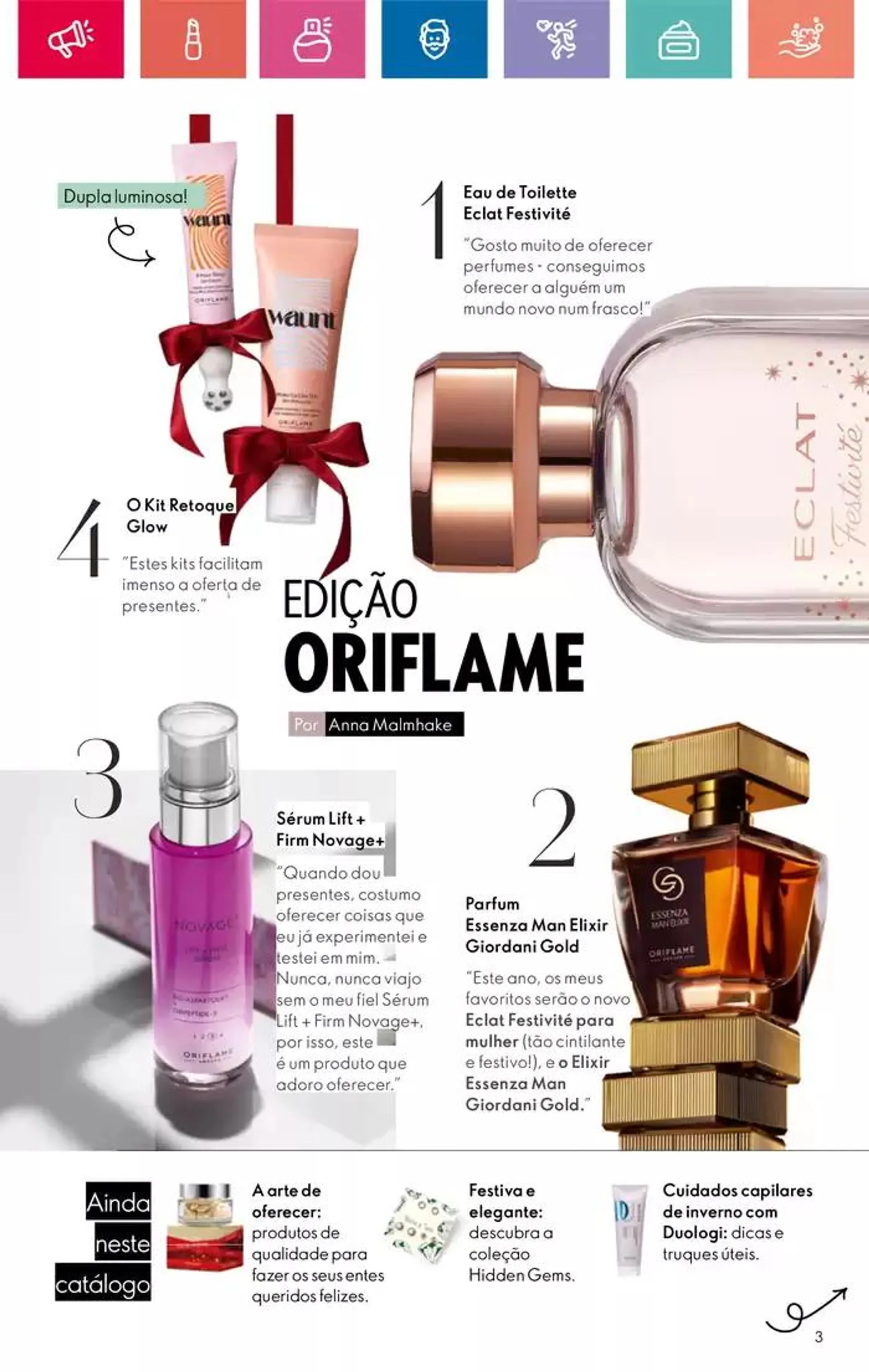 Folheto Folheto Oriflame de 2 de dezembro até 28 de dezembro 2024 - Pagina 3