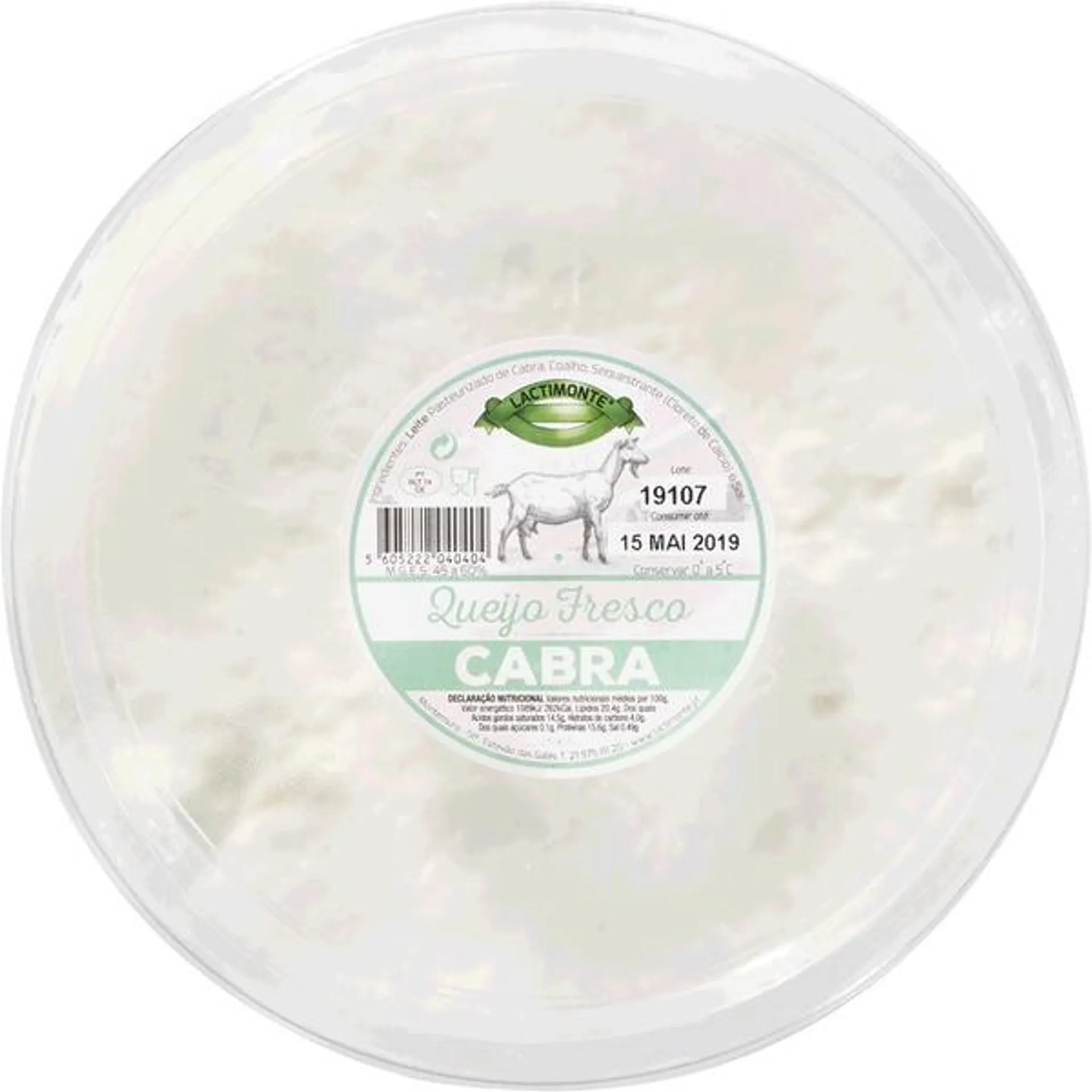 Queijo Fresco de Cabra unidade 150 g Lactimonte