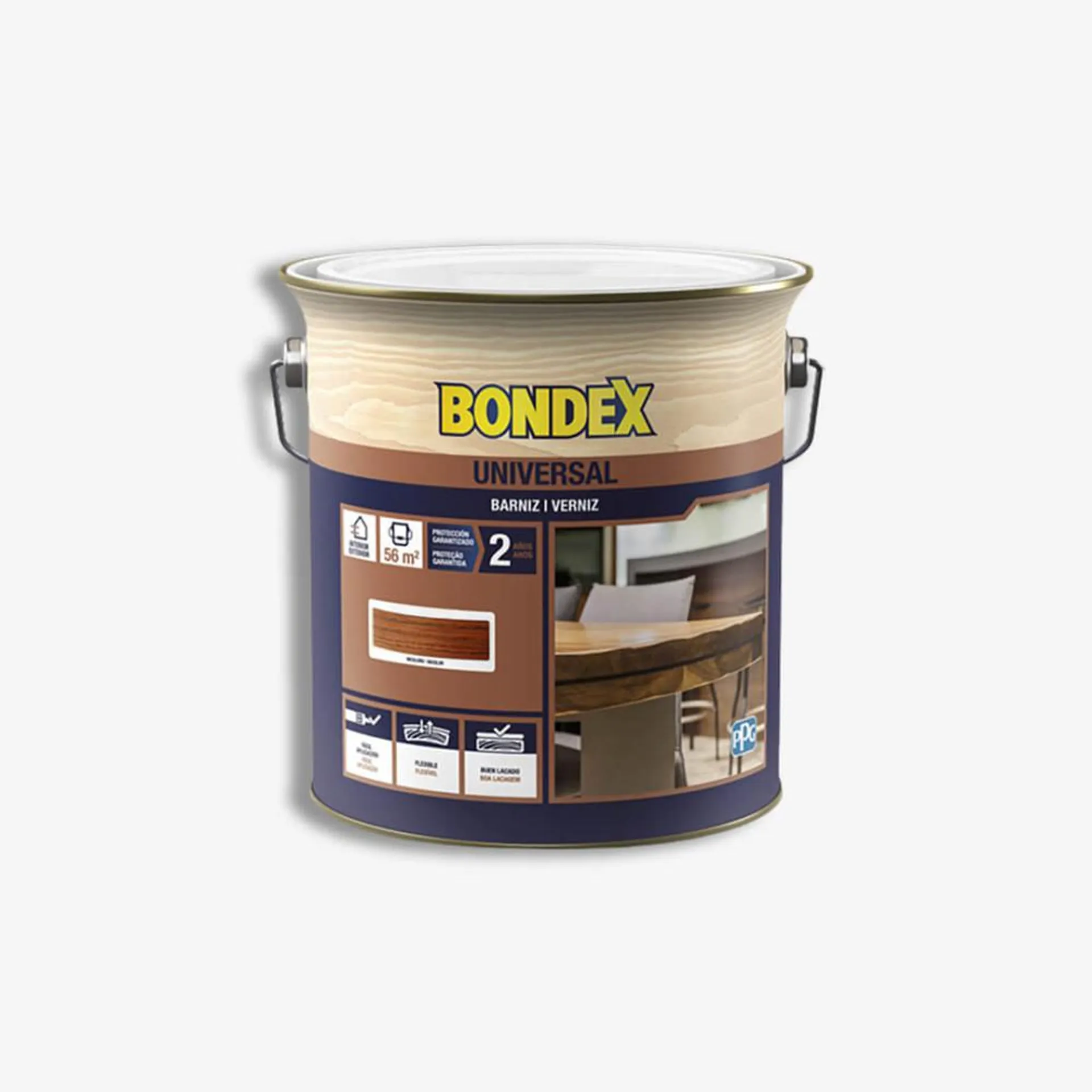 Verniz para Madeira Bondex Universal Acetinado Carvalho Escuro 4L