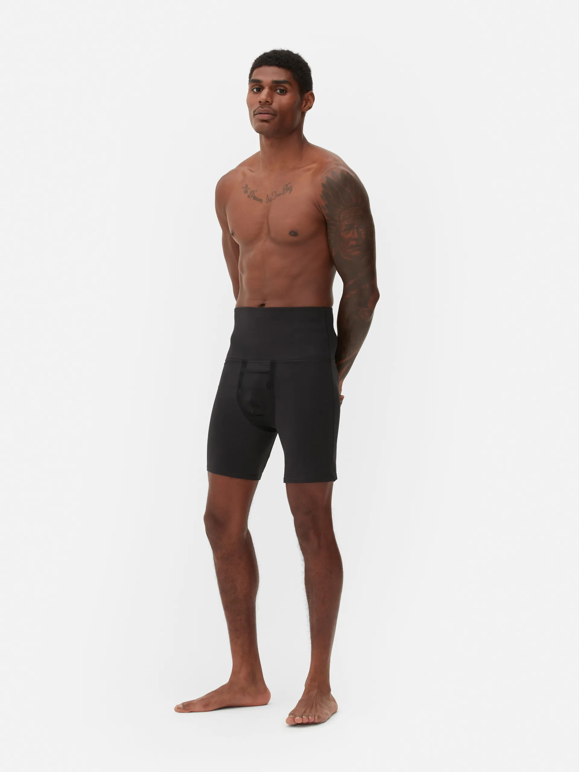 High-Waisted Shapewear Boxer Briefs