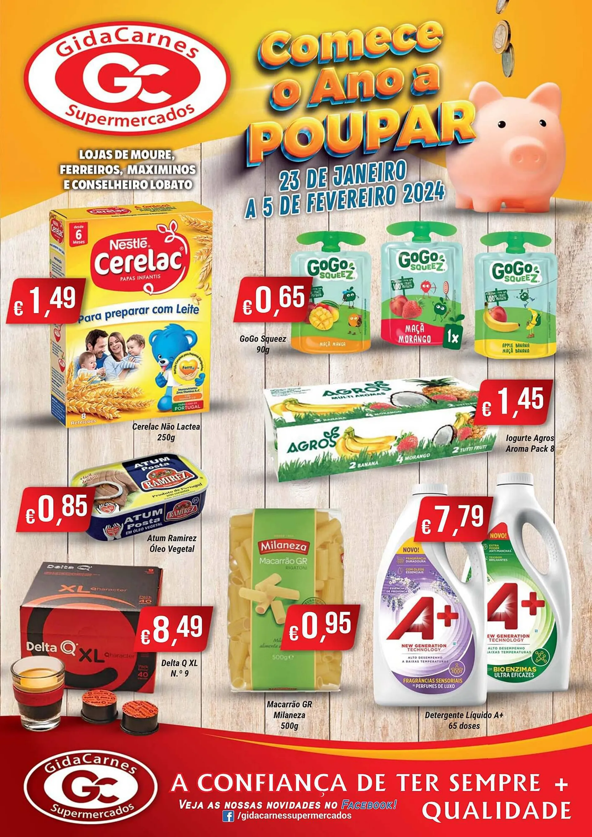 Folheto Folheto GidaCarnes Supermercados de 23 de janeiro até 5 de fevereiro 2024 - Pagina 