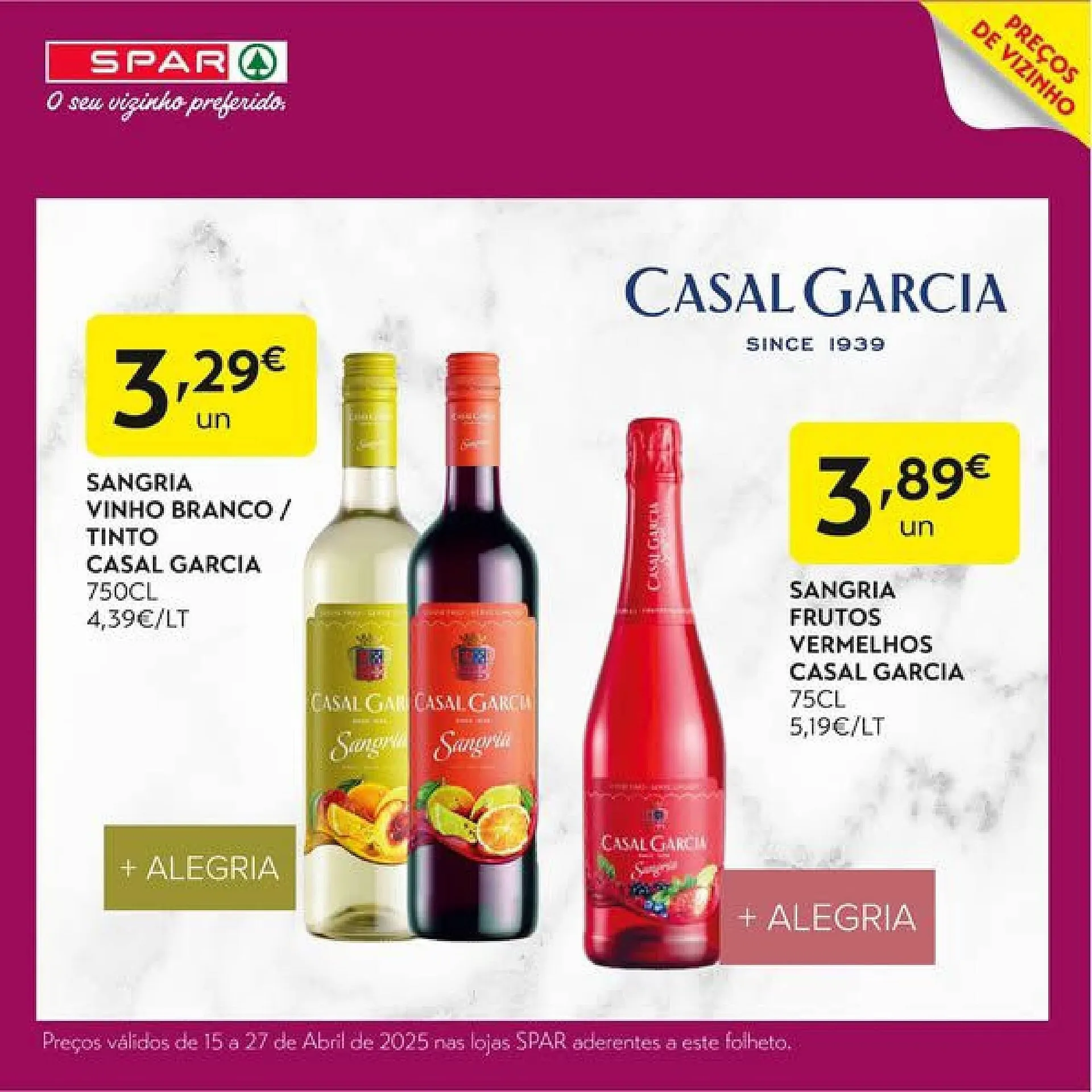 Folheto Spar - 1