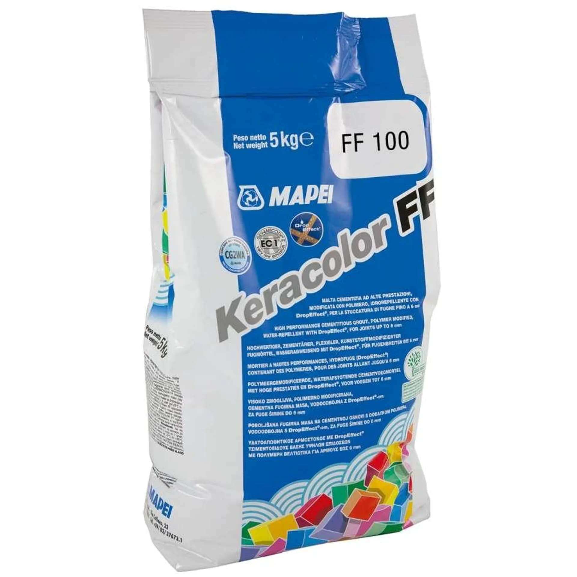 JUNTA KERACOLOR FF 100 / EMBALAGEM 5 KG (Branco)