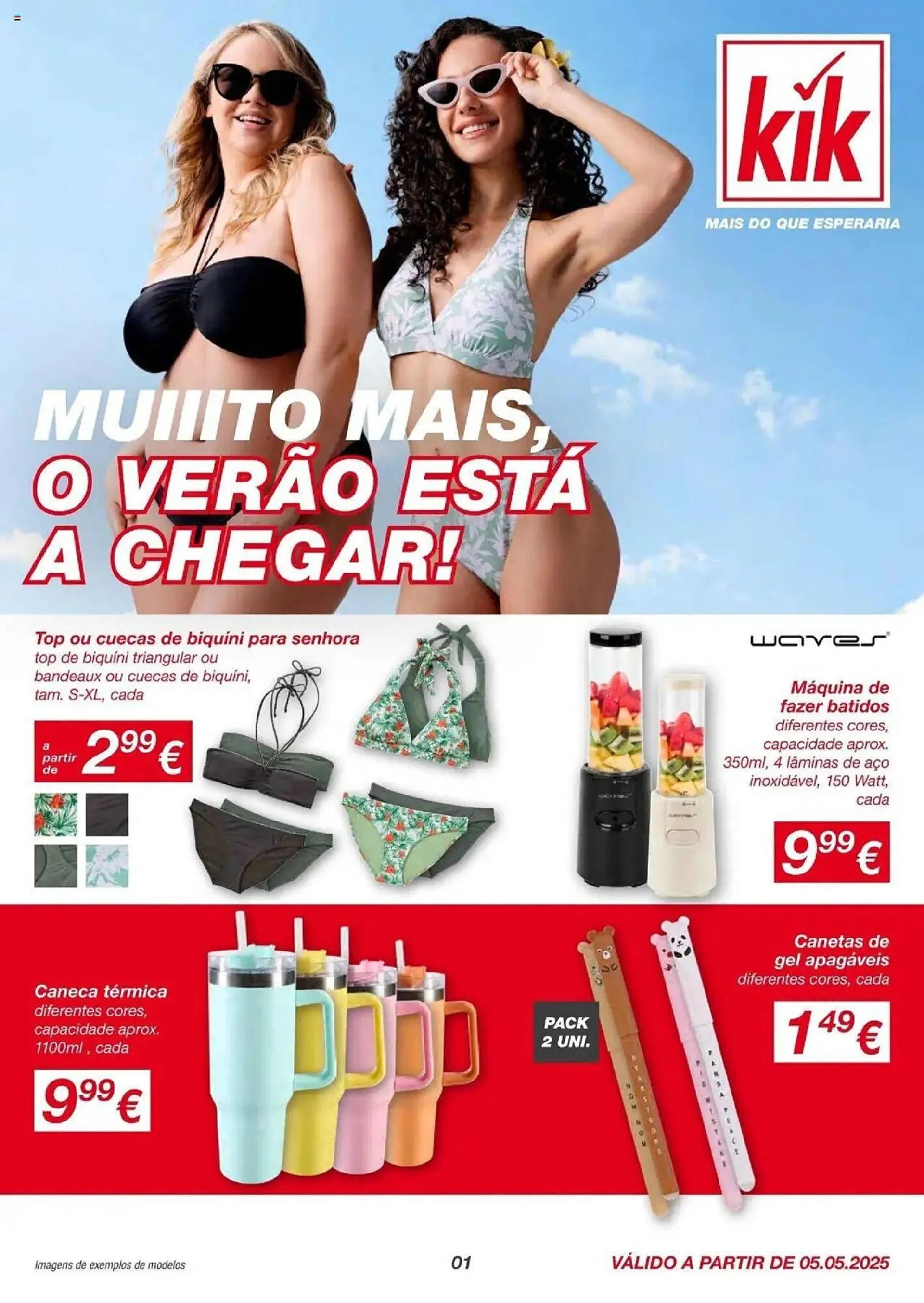 Folheto Folheto kik de 4 de maio até 11 de maio 2025 - Pagina 1