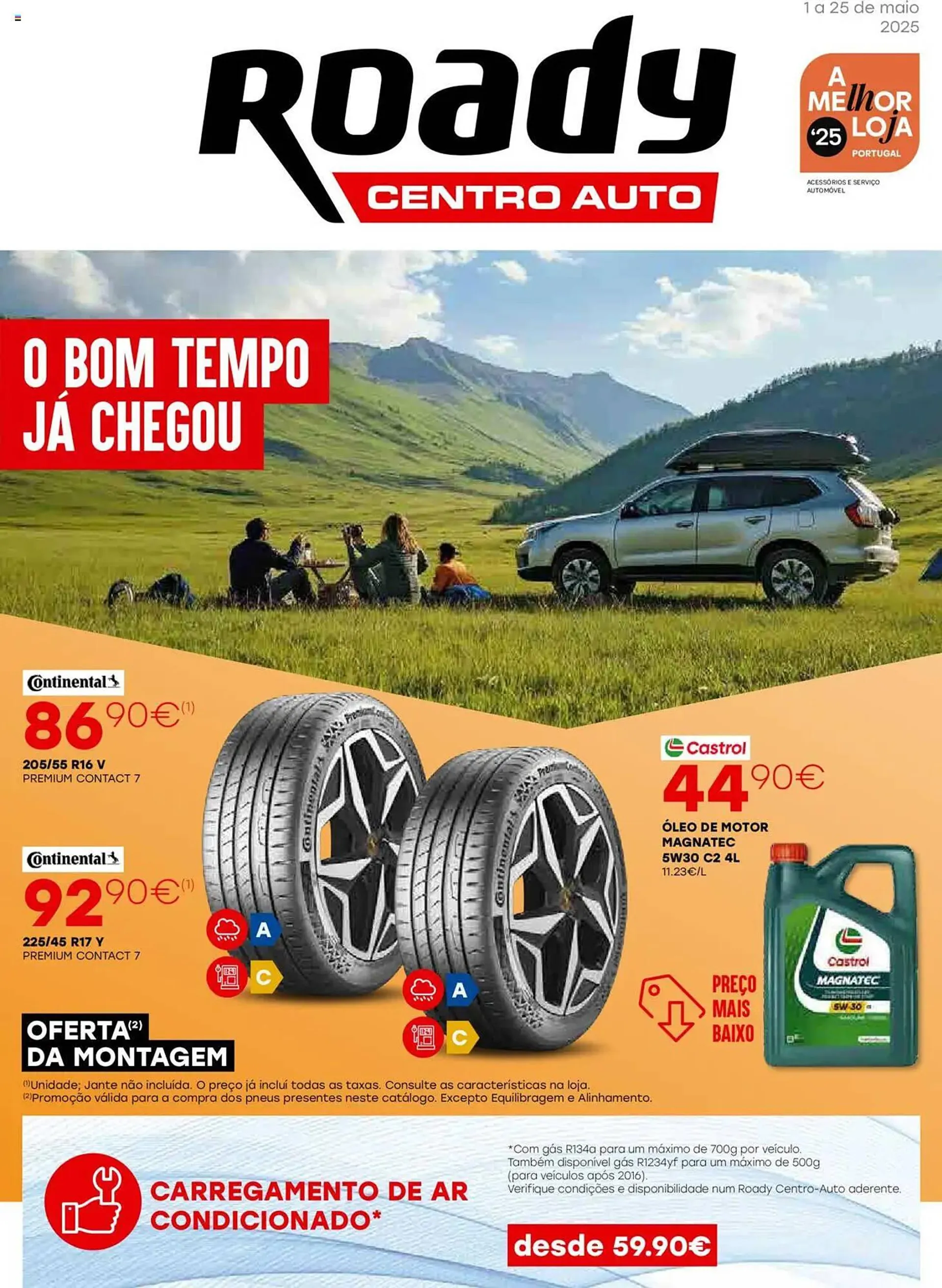 Folheto Folheto Roady de 1 de maio até 25 de maio 2025 - Pagina 1