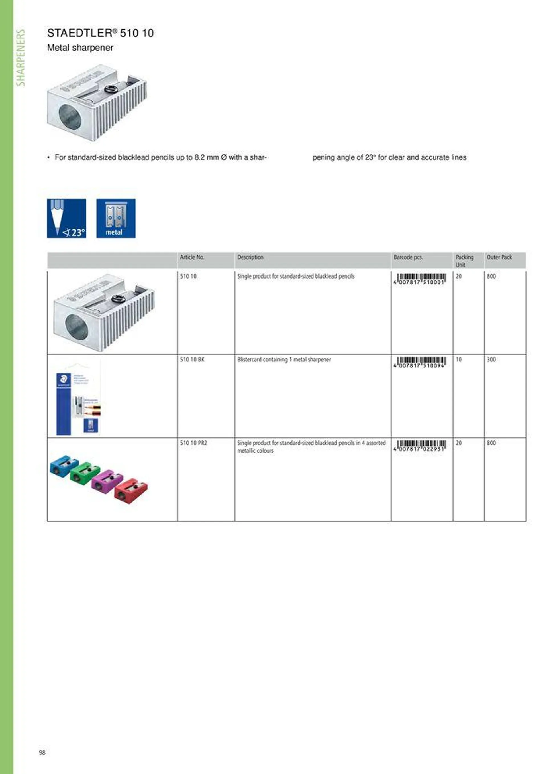 Folheto General Catalogue de 7 de agosto até 31 de dezembro 2024 - Pagina 98