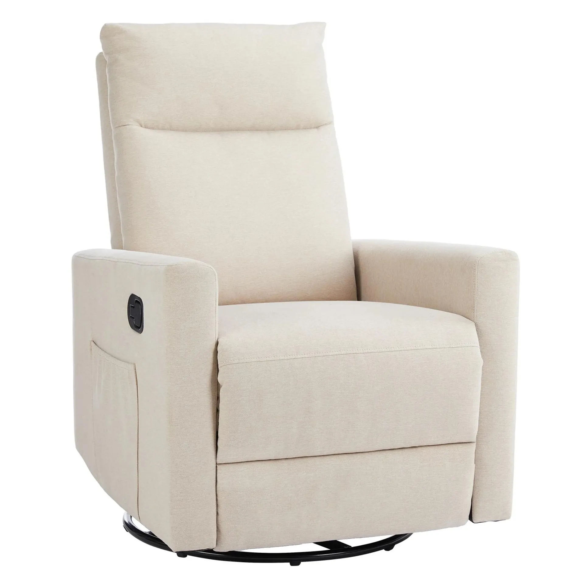 JHK JHK Rotating Rocking Chair Recliner With Oversized Foot Swivel Rocking Rocker Recliner Glider Nursery Chair for Living Room