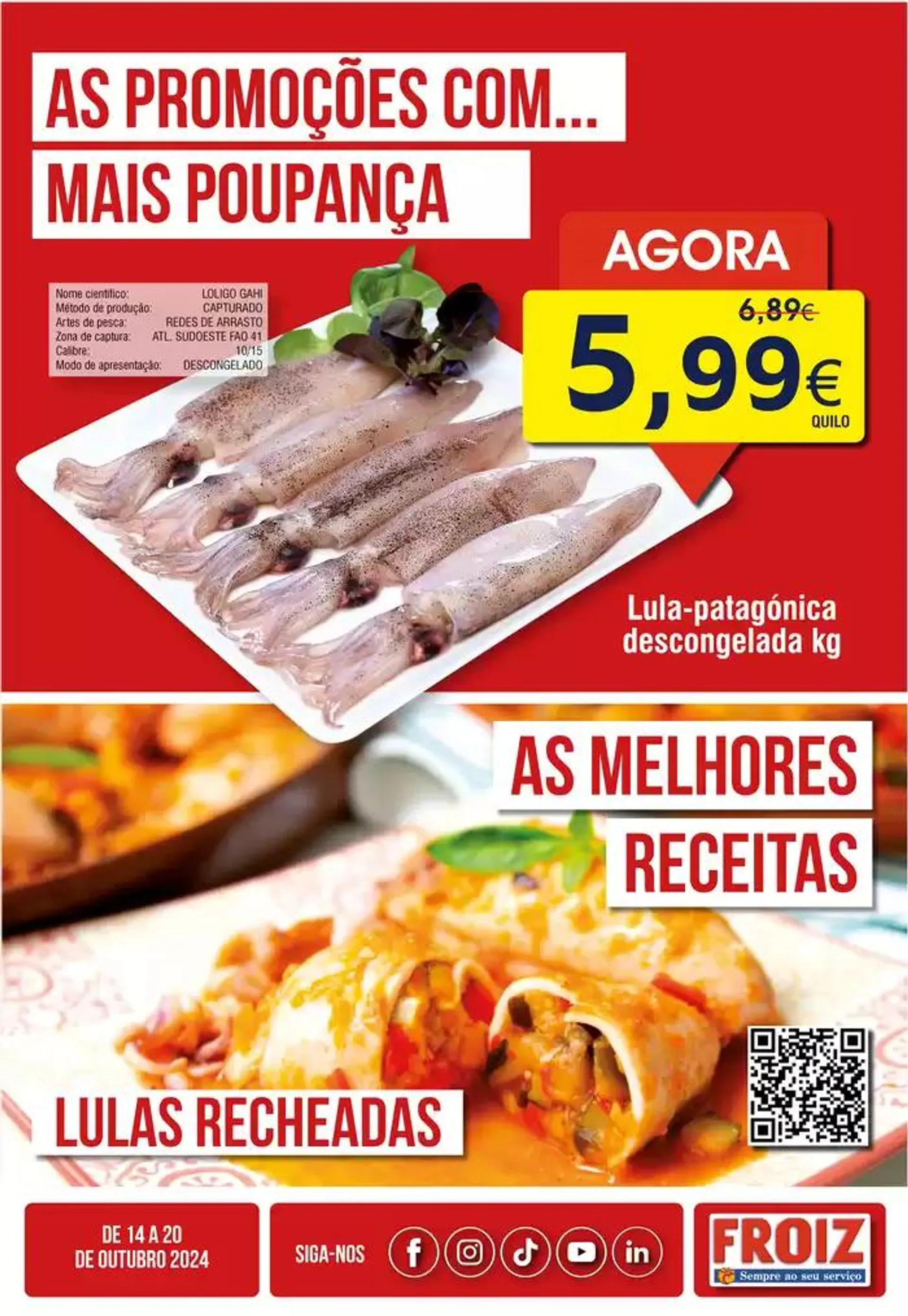 Folheto Froiz Promoção da semana de 14 de outubro até 20 de outubro 2024 - Pagina 2