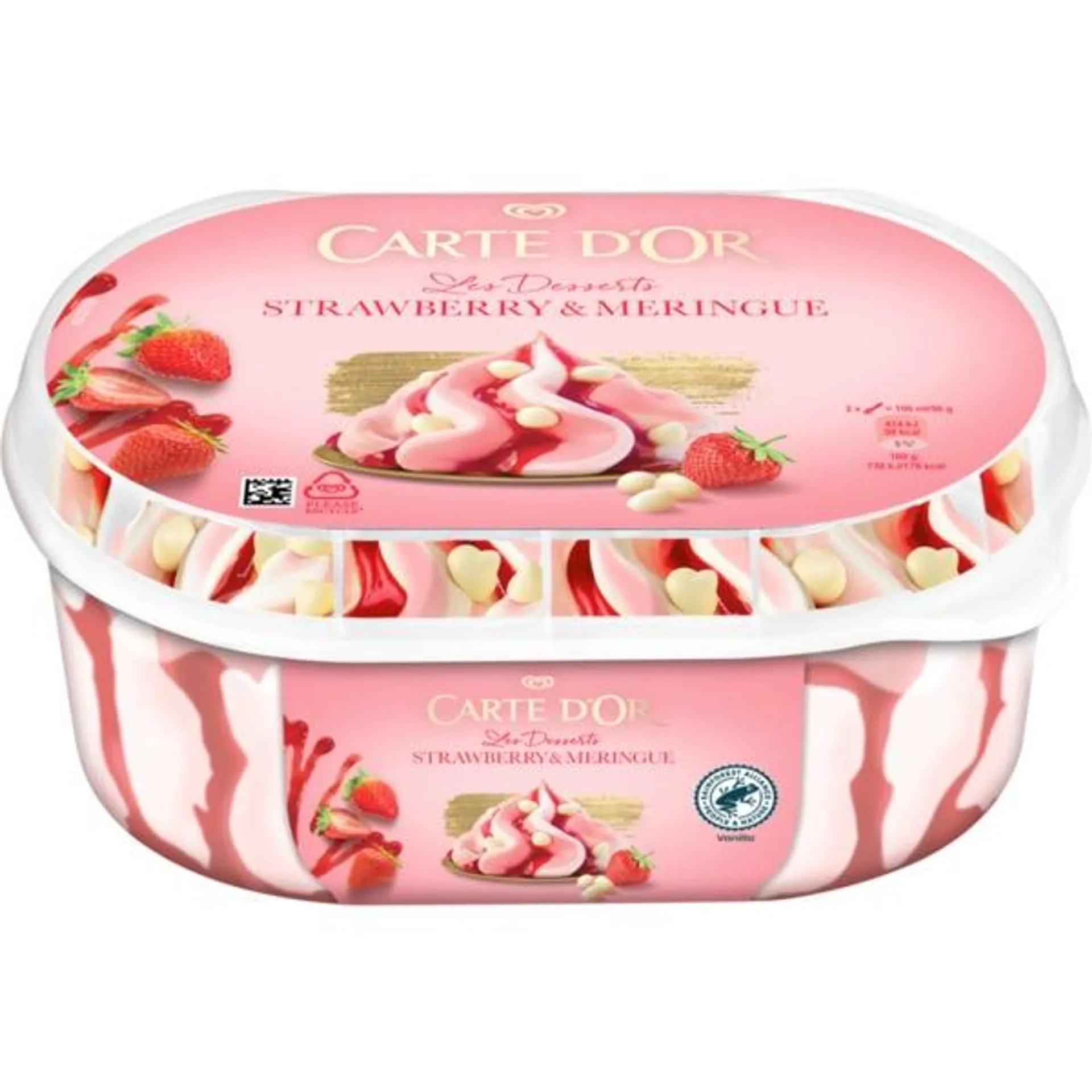 Gelado de Strawberry & Meringue Les Desserte