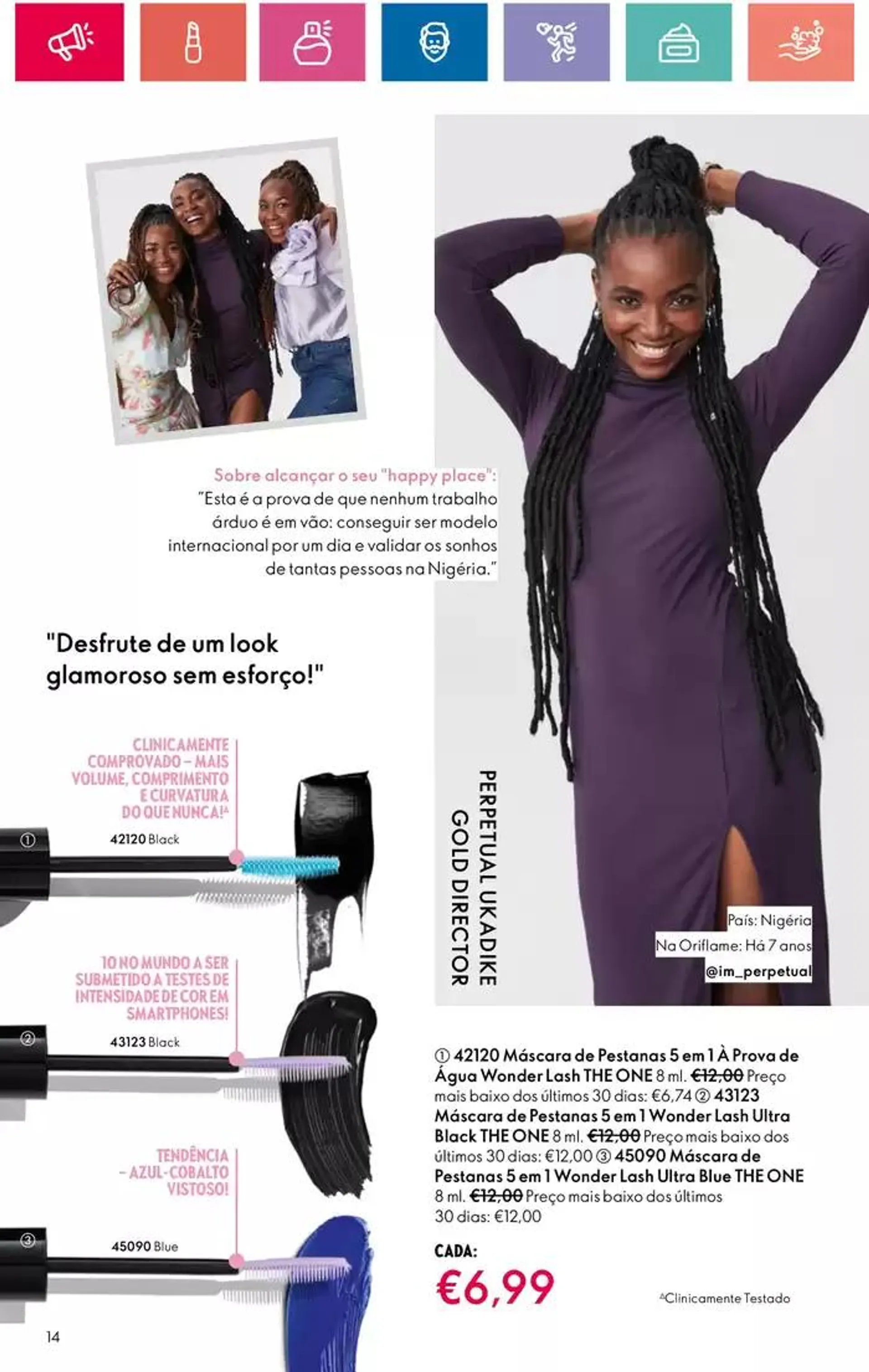 Folheto Folheto Oriflame de 3 de outubro até 19 de outubro 2024 - Pagina 14