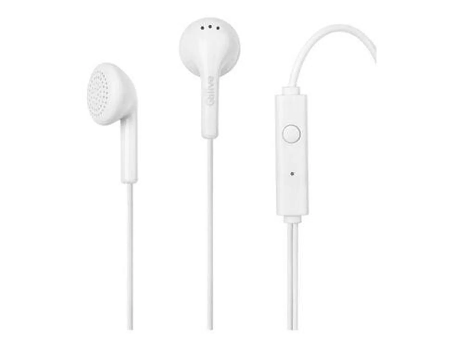 auriculares qilive 887217 c/micro branco q.1666