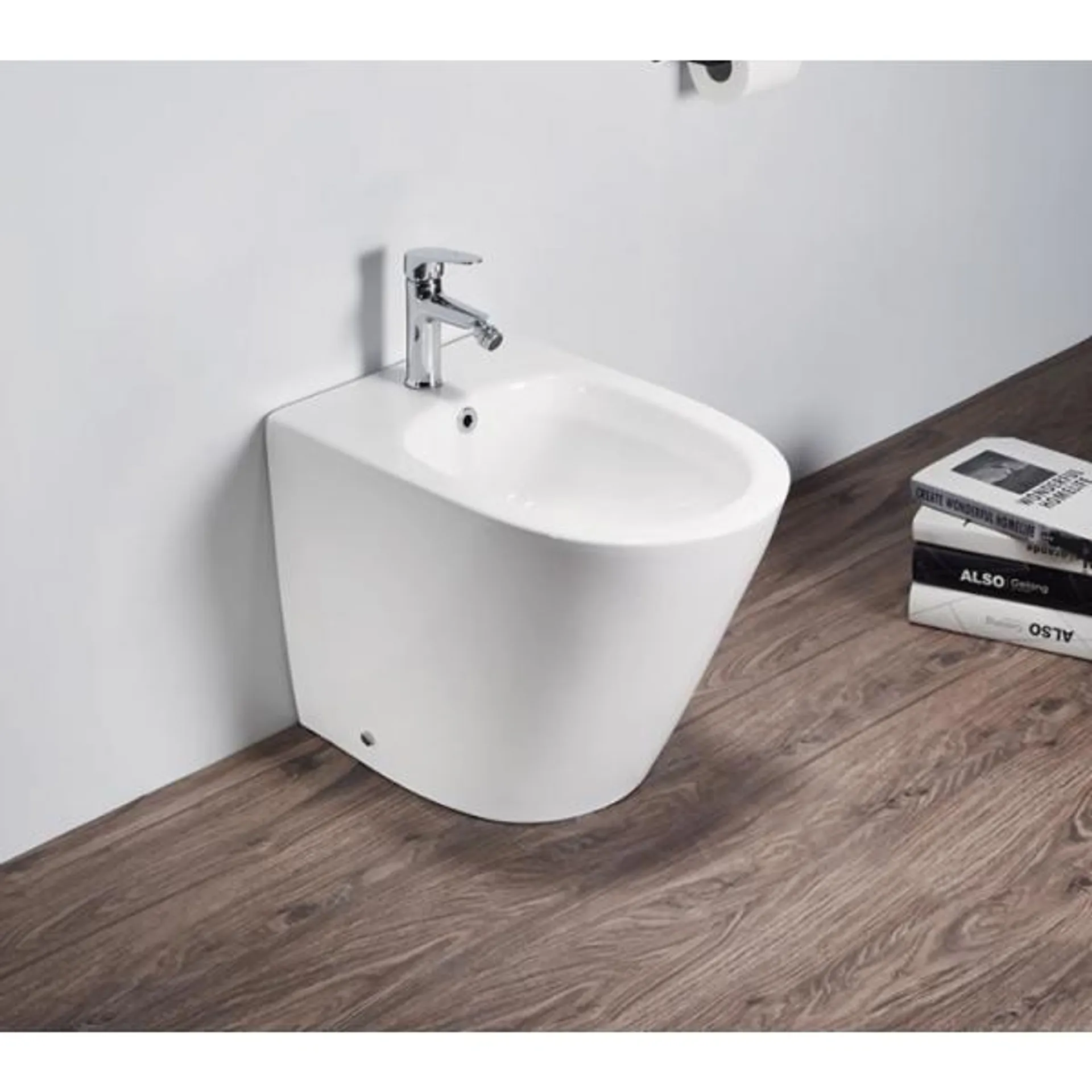 Bide BTW Unibath Globe branco UB2048