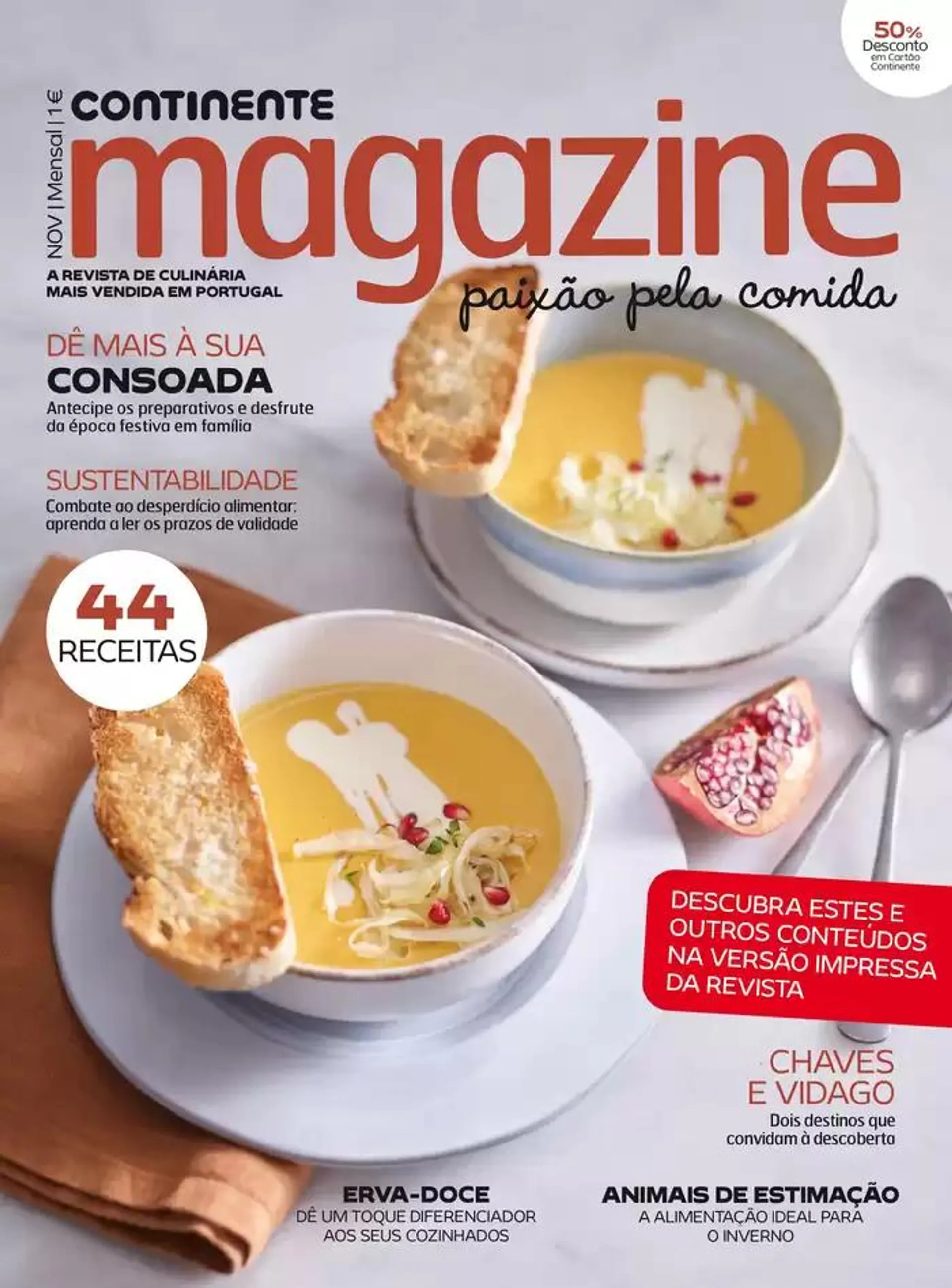 Continente Magazine: Paixão pela comida - 1