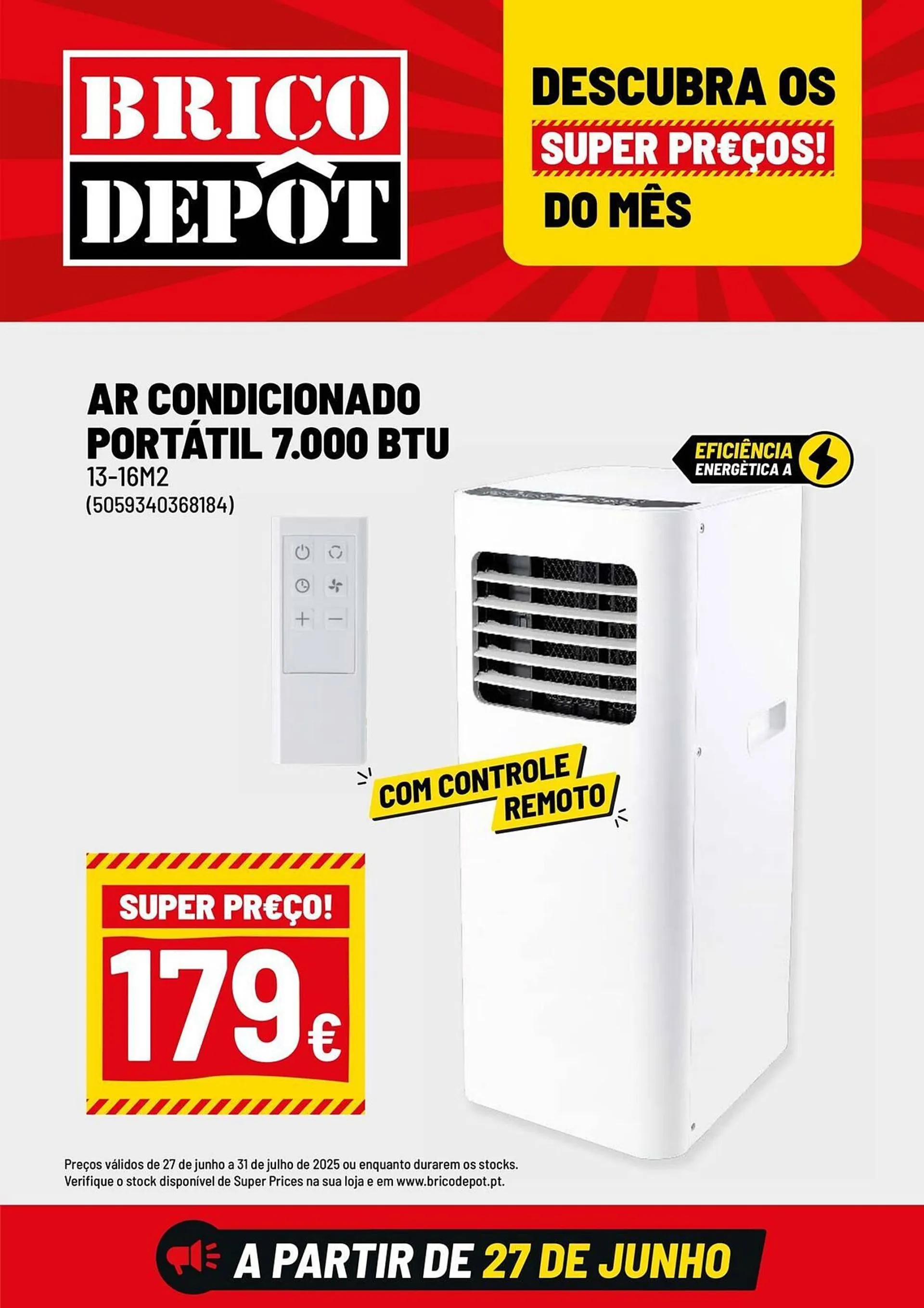 Folheto Folheto Brico Depôt de 27 de junho até 31 de julho 2025 - Pagina 1