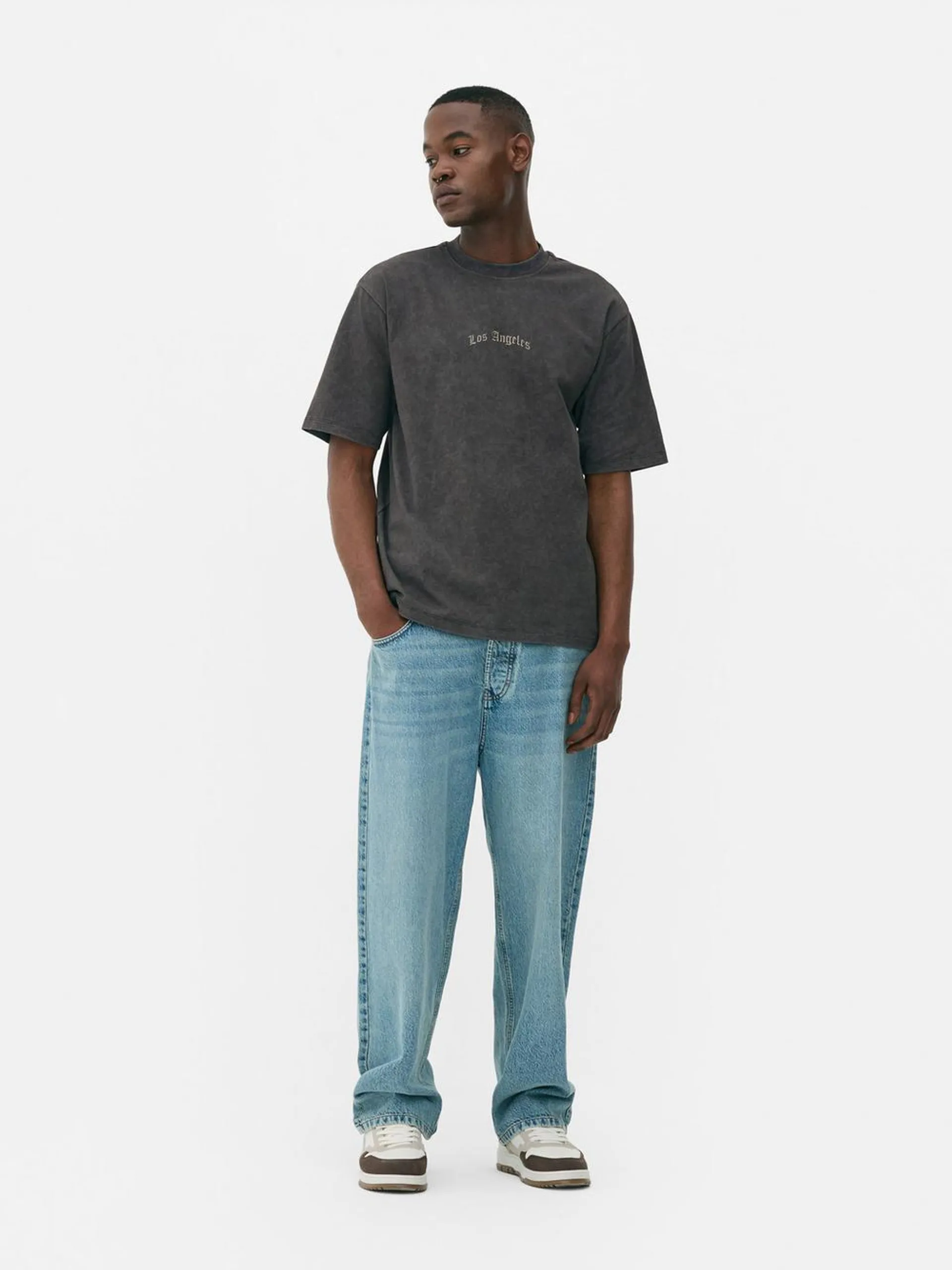 Camiseta con estampado gráfico «Los Angeles»
