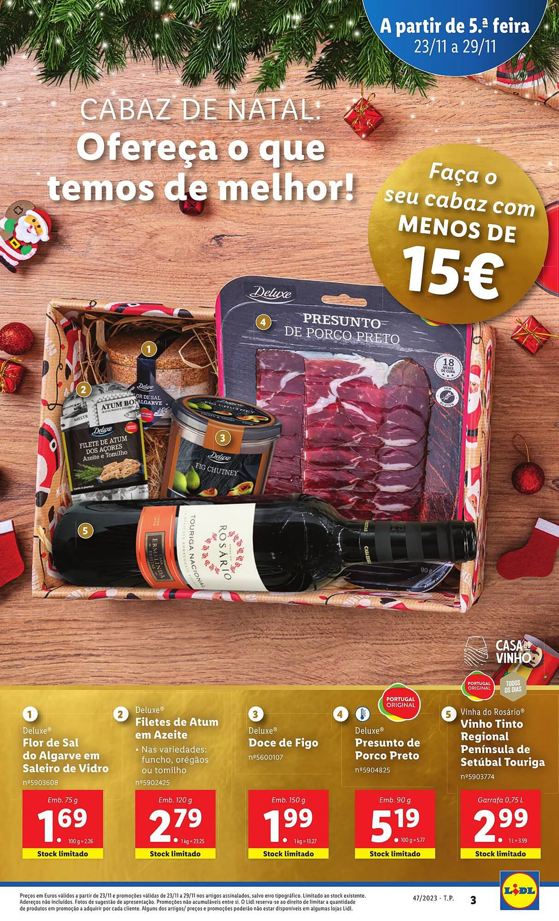 Folheto Folheto Lidl de 23 de novembro até 29 de novembro 2023 - Pagina 3