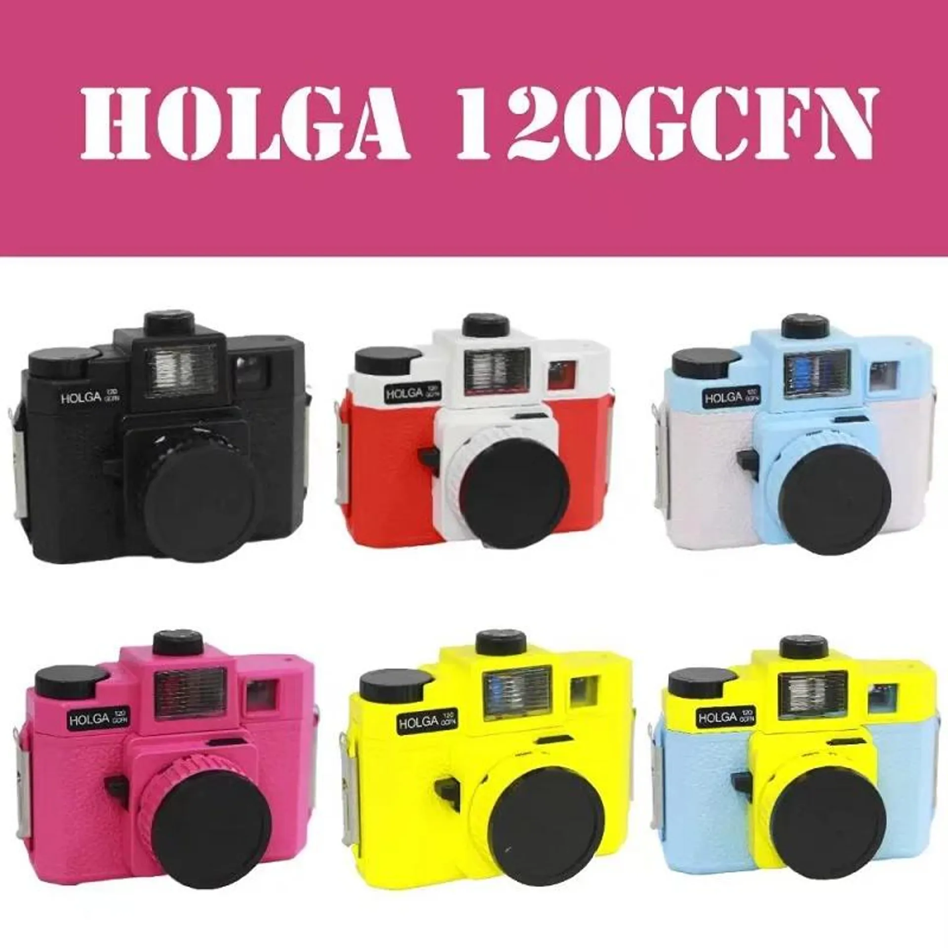 HOLGA Retro Light Leak 120 Film Camera Color 120N Medium Format Camera Lomography Lomo Novice Vintage Film Camera