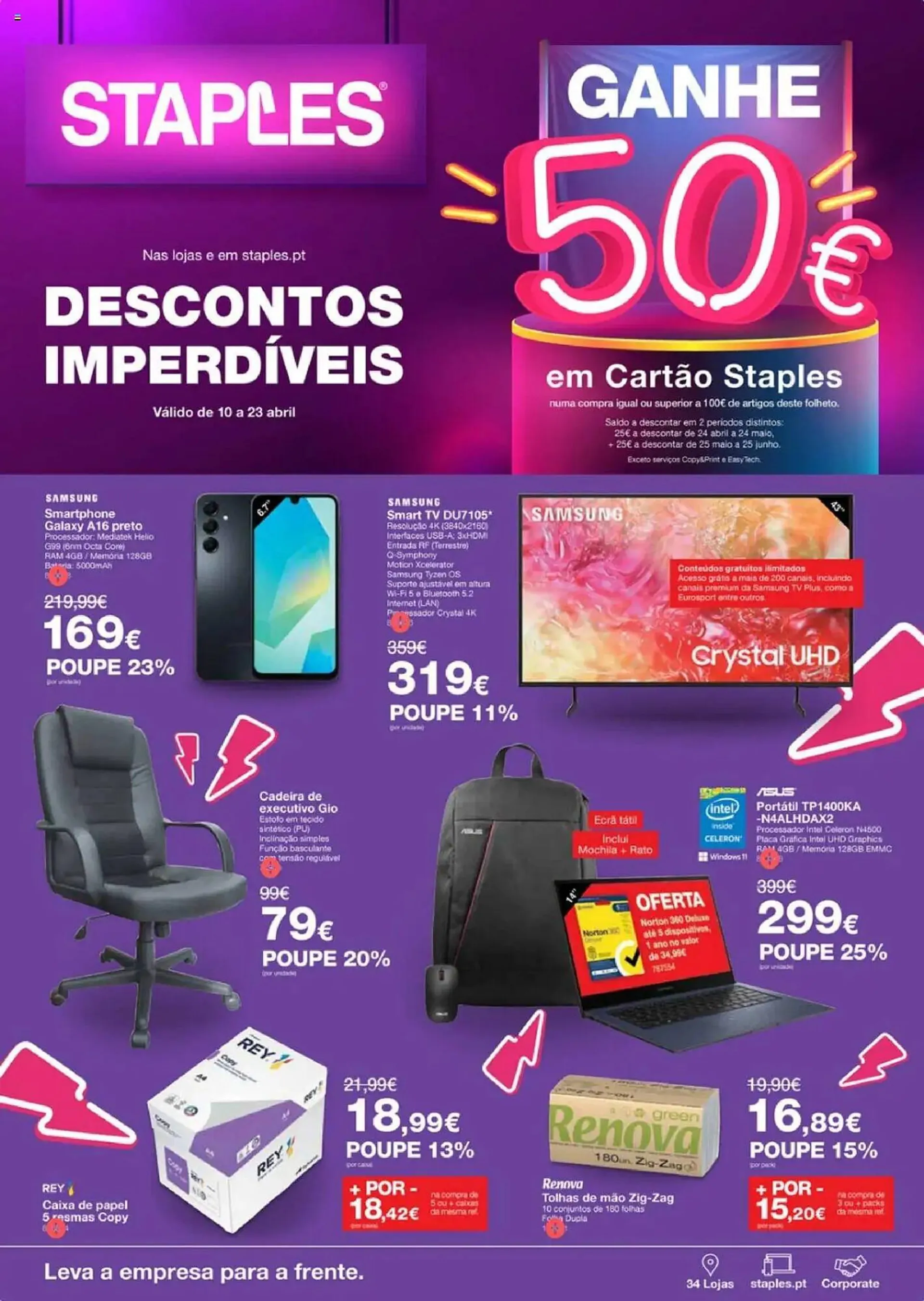Folheto Staples - 1