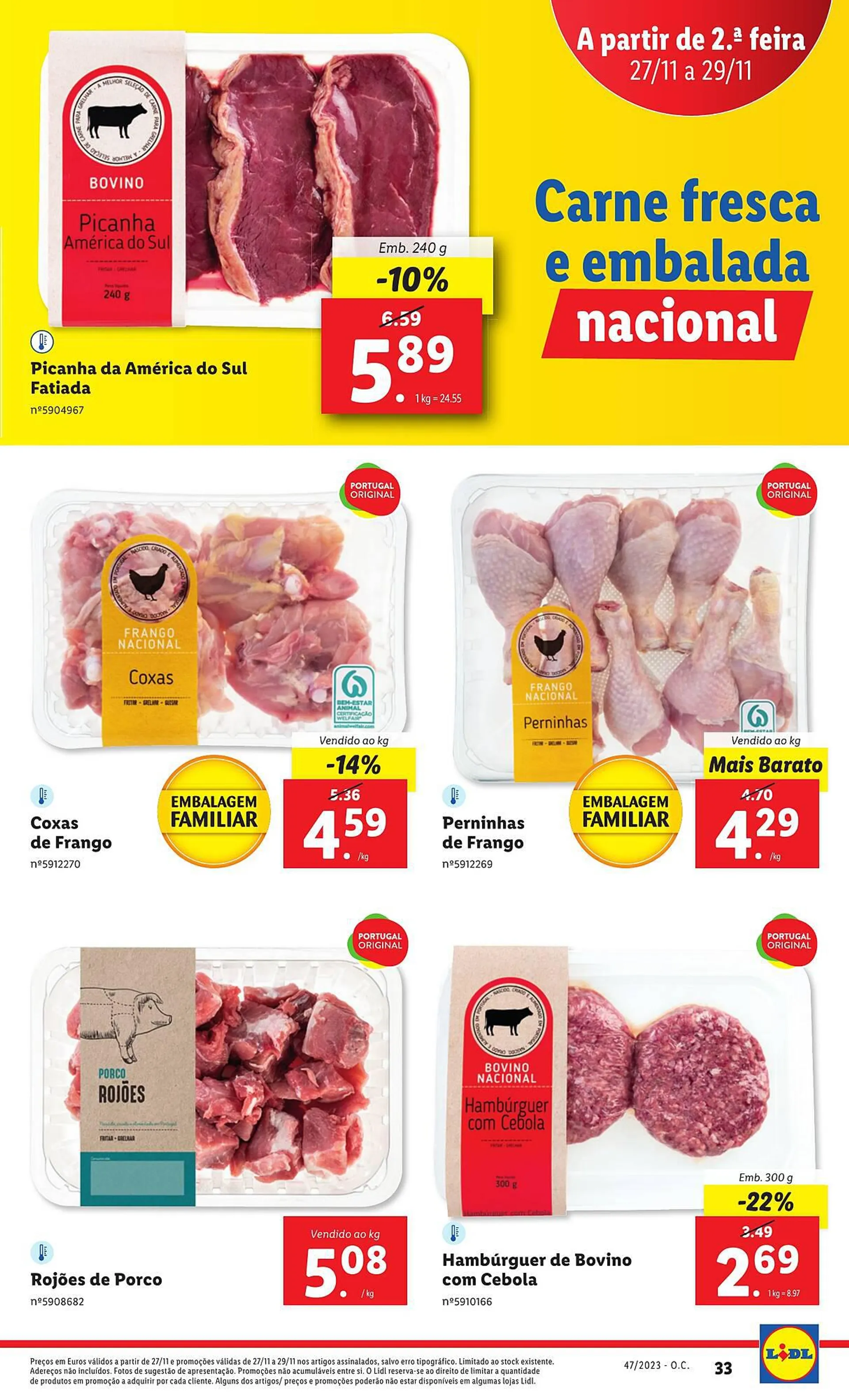 Folheto Folheto Lidl de 23 de novembro até 29 de novembro 2023 - Pagina 33