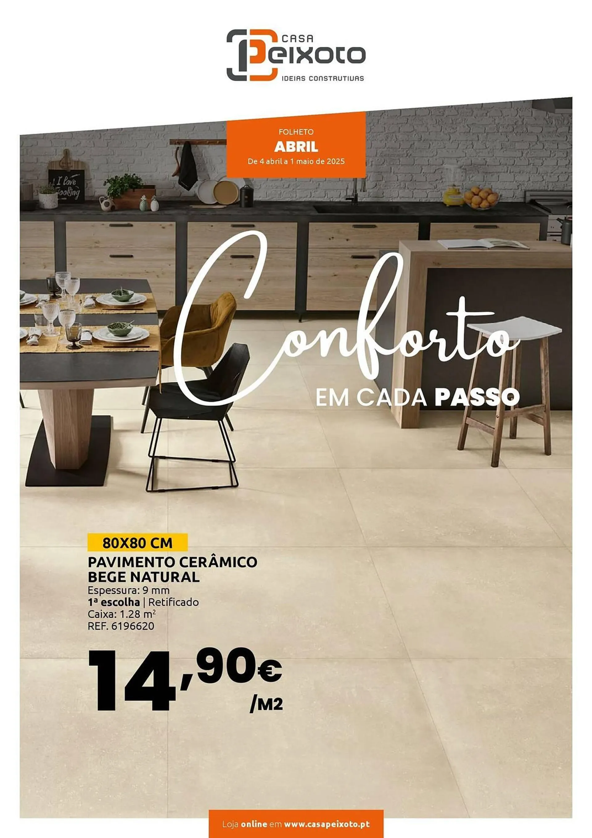 Folheto Folheto Casa Peixoto de 15 de abril até 1 de maio 2025 - Pagina 1