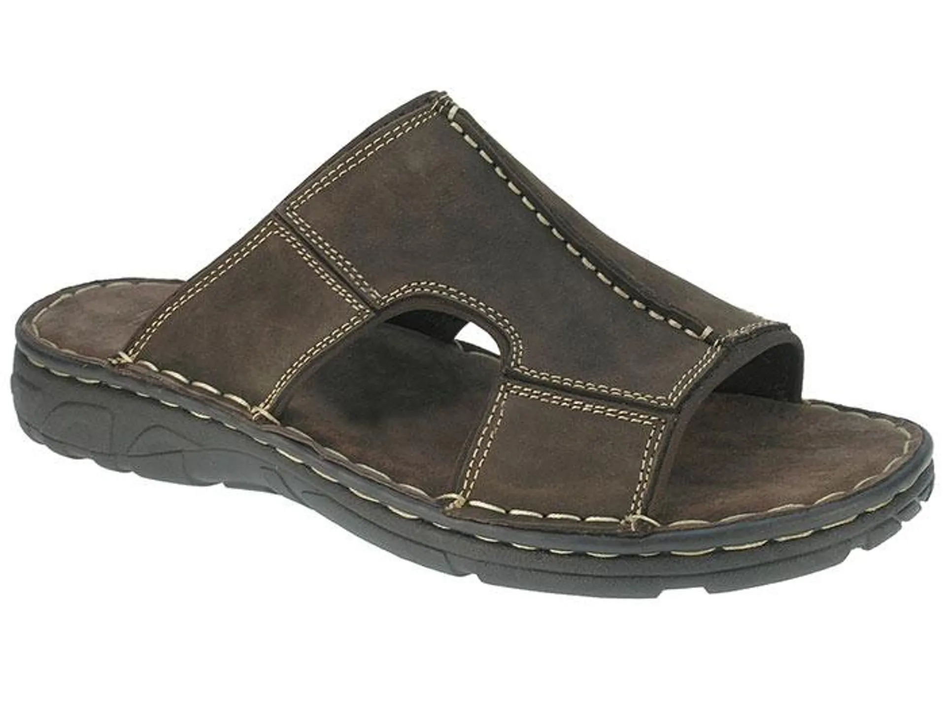 Mens leather slipper