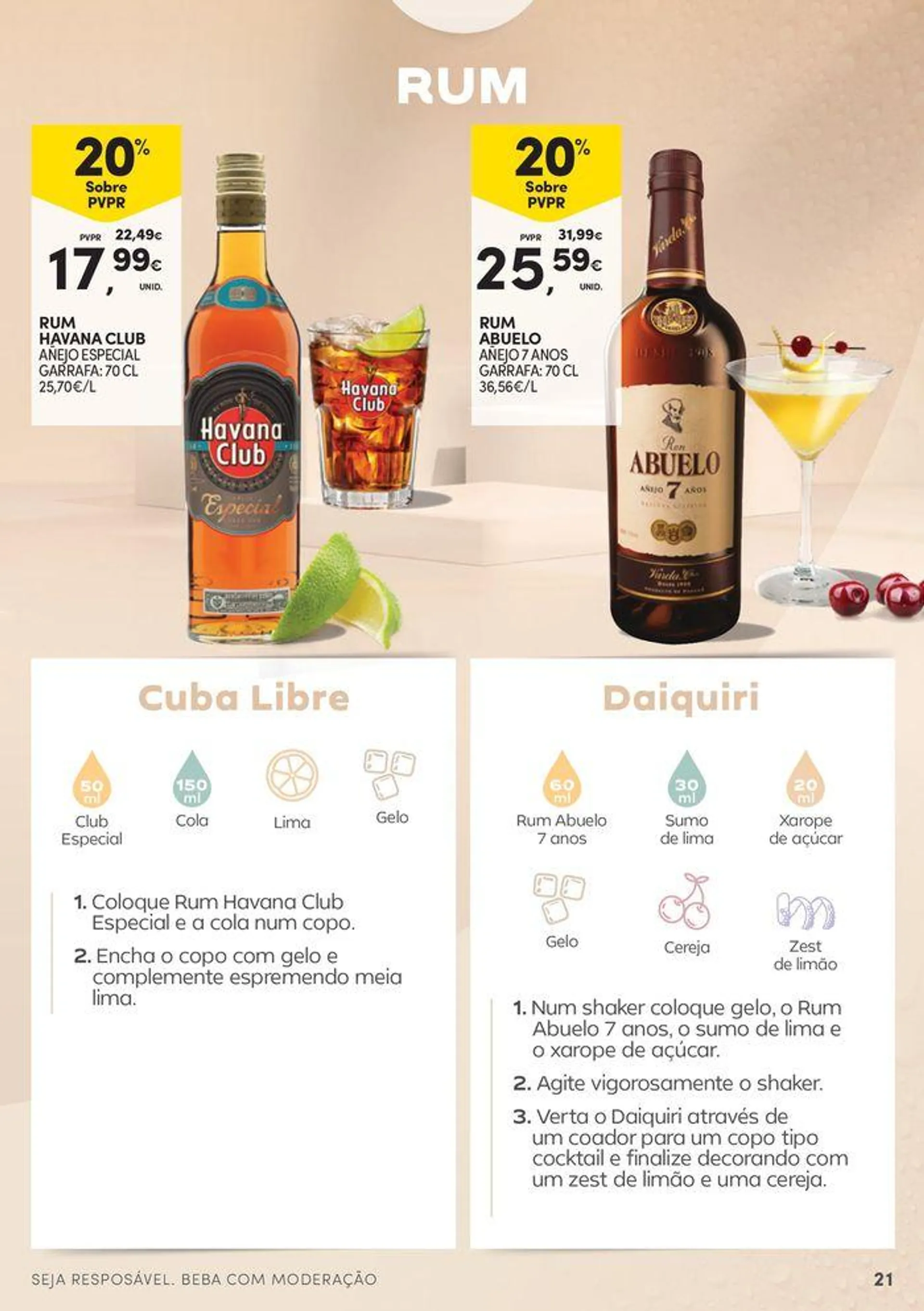 Folheto Cocktails que sabem a Verão de 16 de julho até 11 de agosto 2024 - Pagina 21