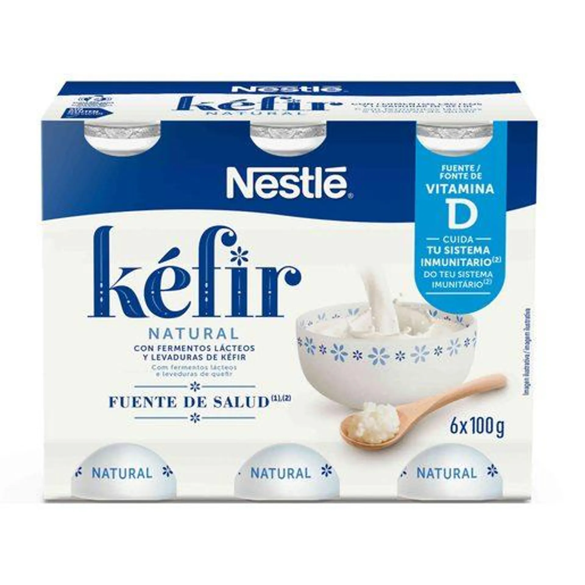 NESTLÉ Kefir Natural 6x100 g