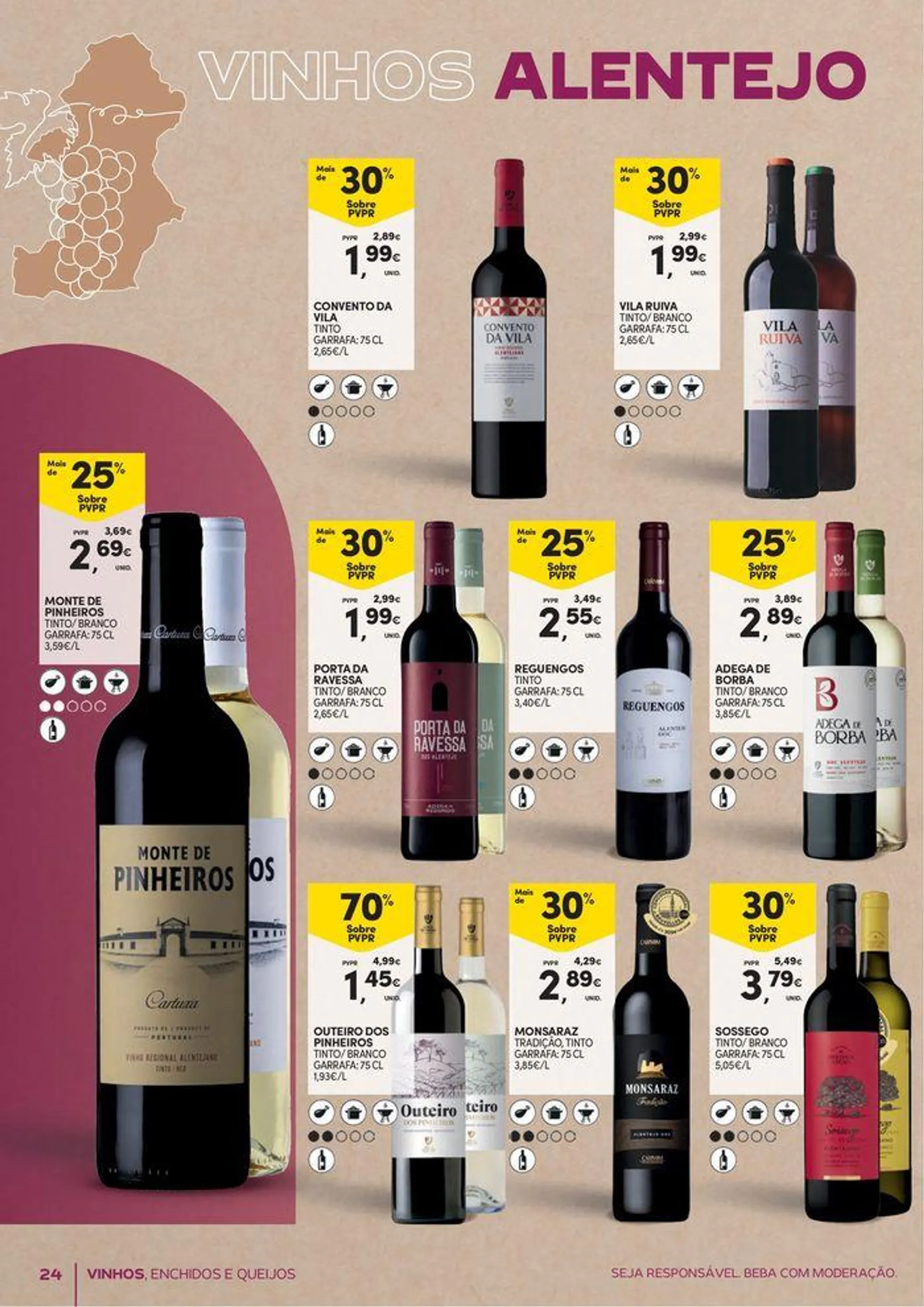 Folheto Vinhos, Enchidos e Queijos de 24 de setembro até 13 de outubro 2024 - Pagina 24