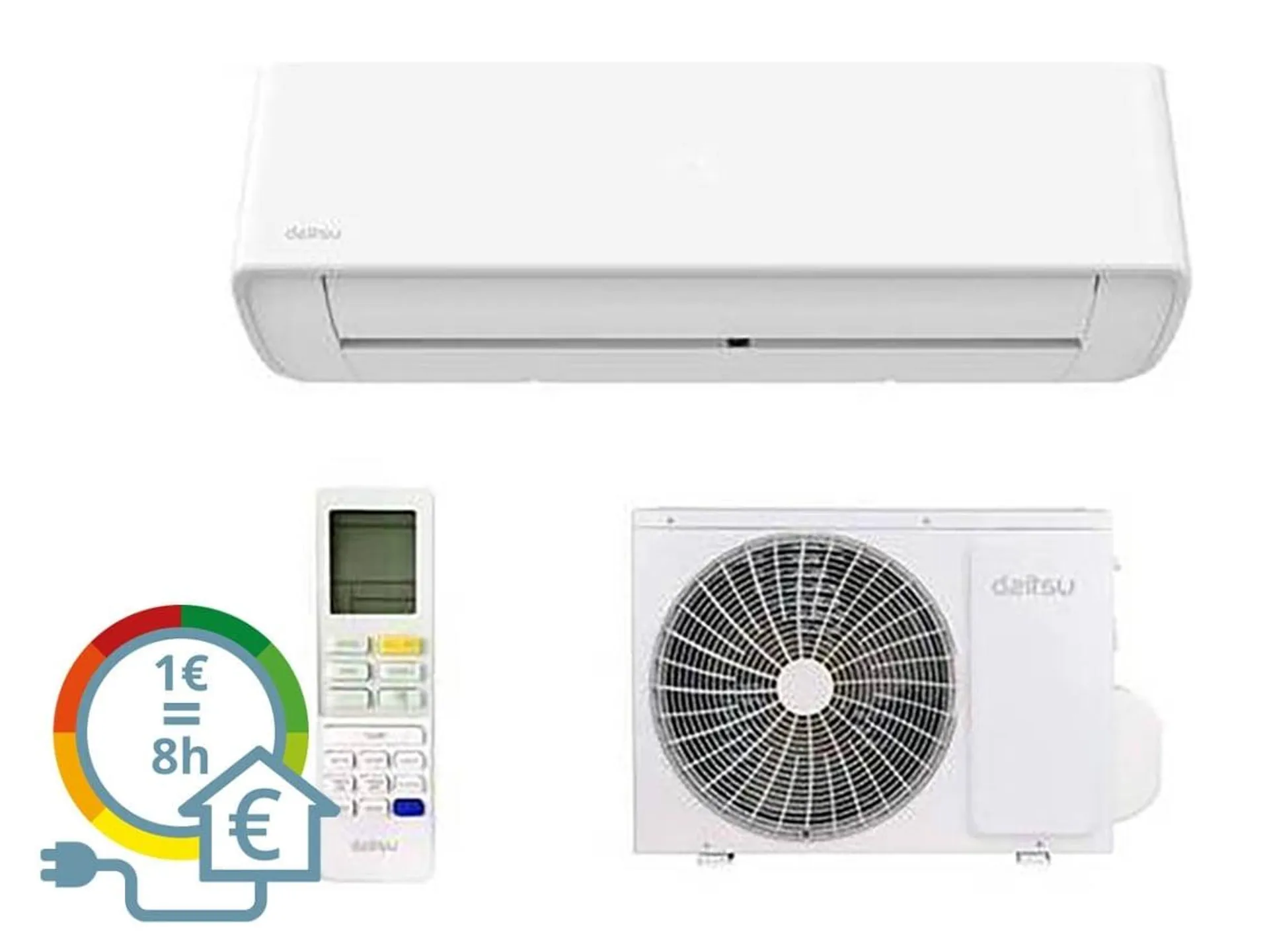 Ar Condicionado DAITSU Cool Pro DS 12KKD WIFI (24 m² - 12000 BTU - Branco)