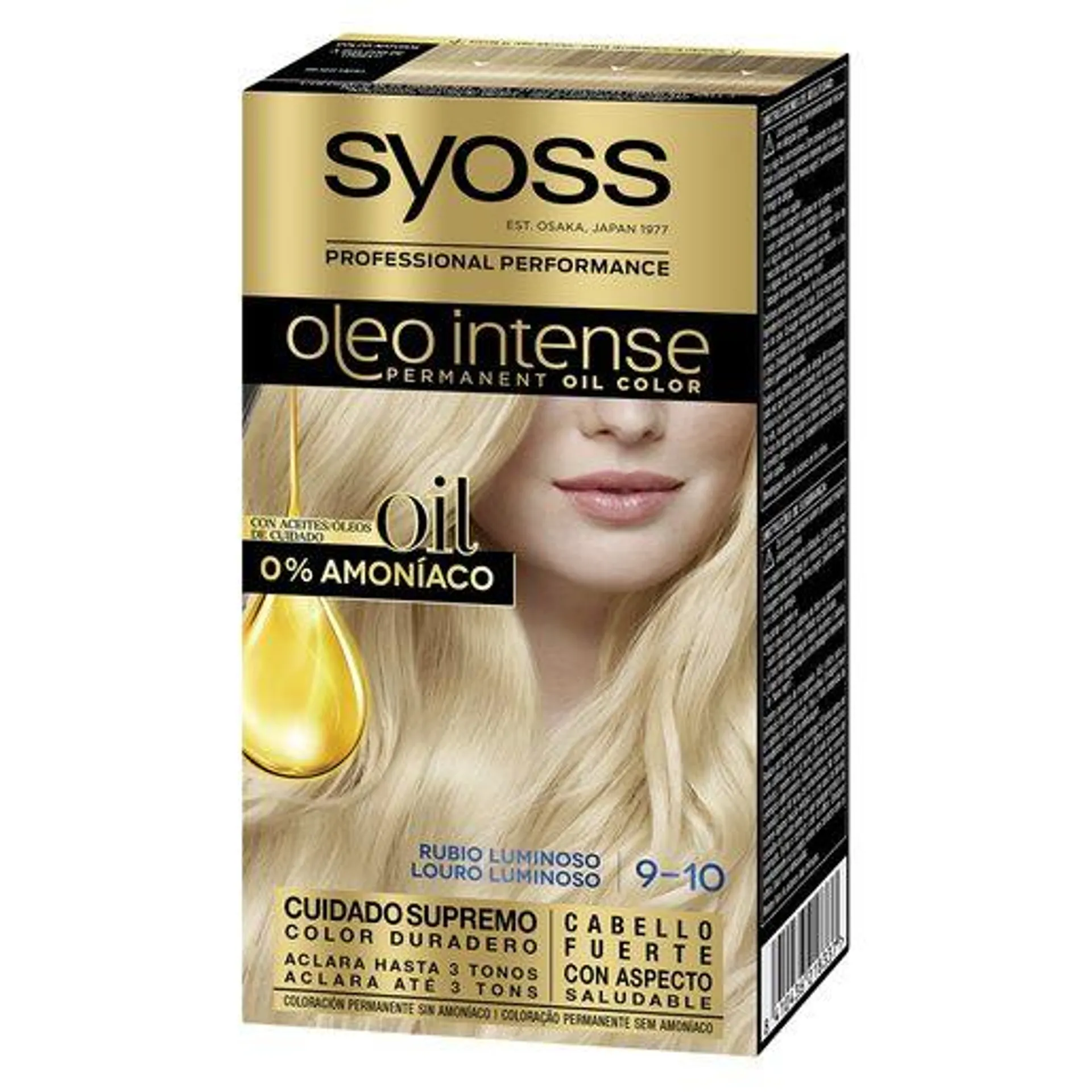 SYOSS Coloração Óleo Intense 9.10 Louro Luminoso 1 un