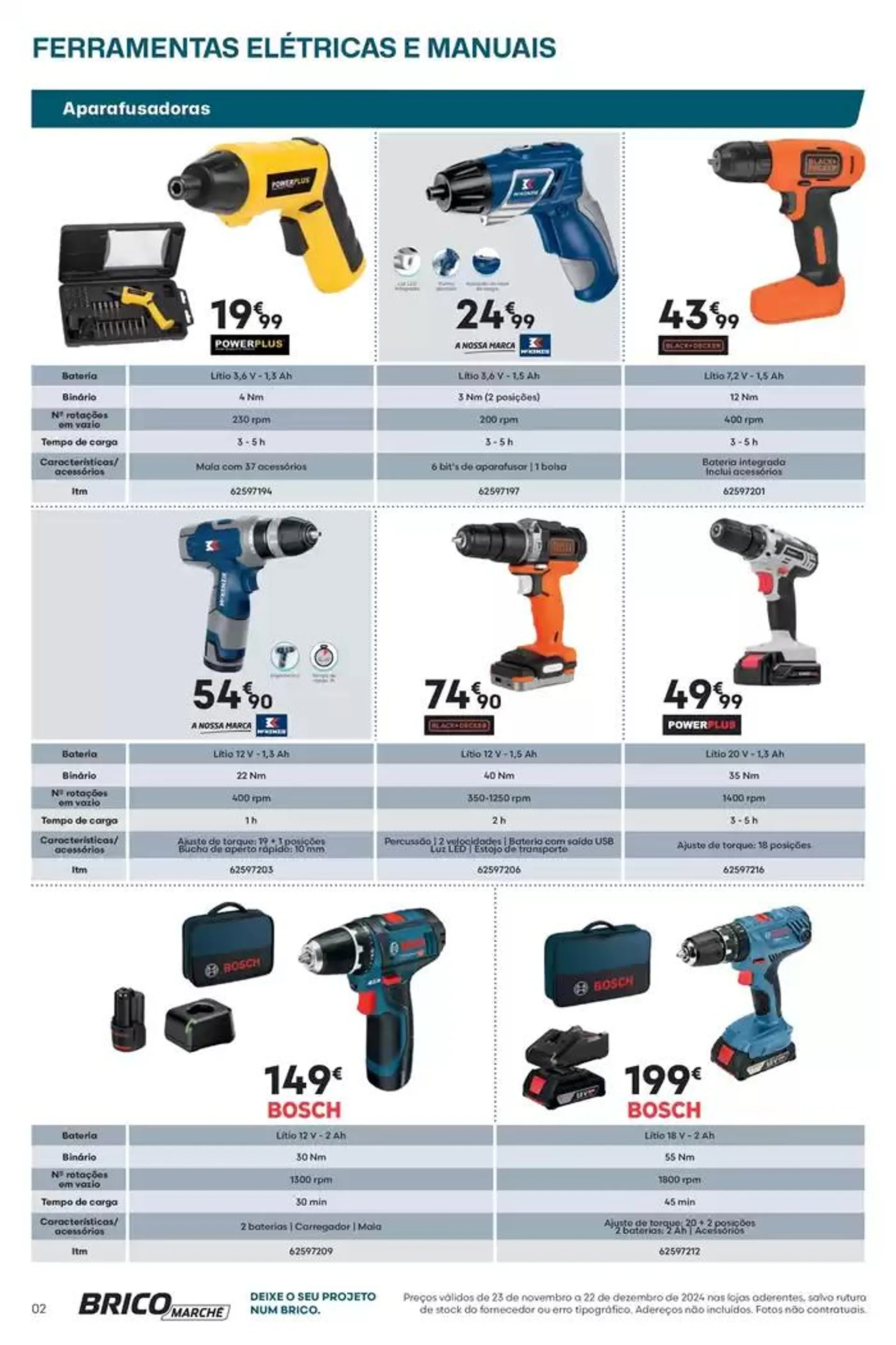 Folheto F#17 Ferramentas Elétricas e Manuais 24p Penafiel de 25 de novembro até 22 de dezembro 2024 - Pagina 2