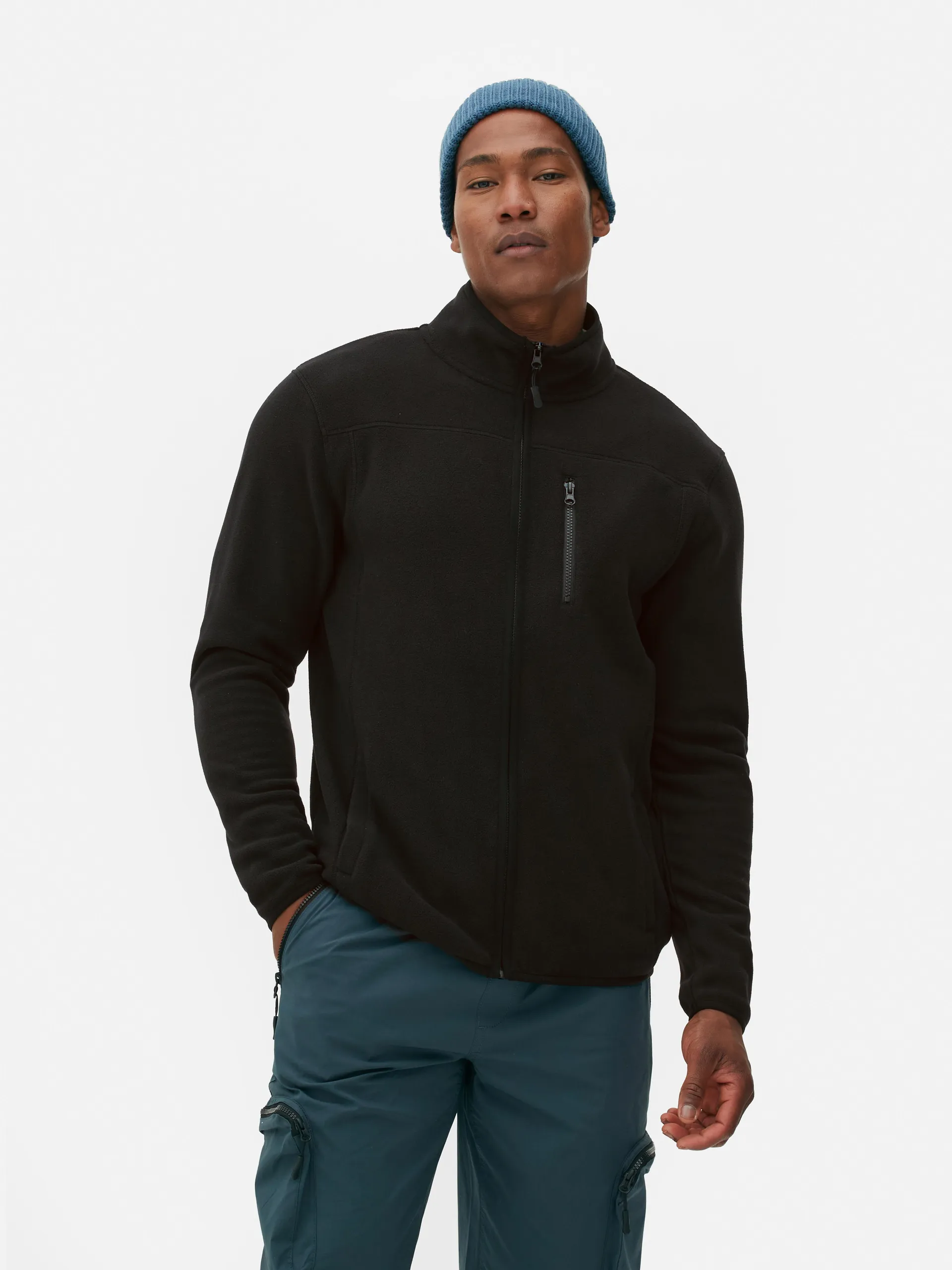 Funnel Neck Zip Fleece