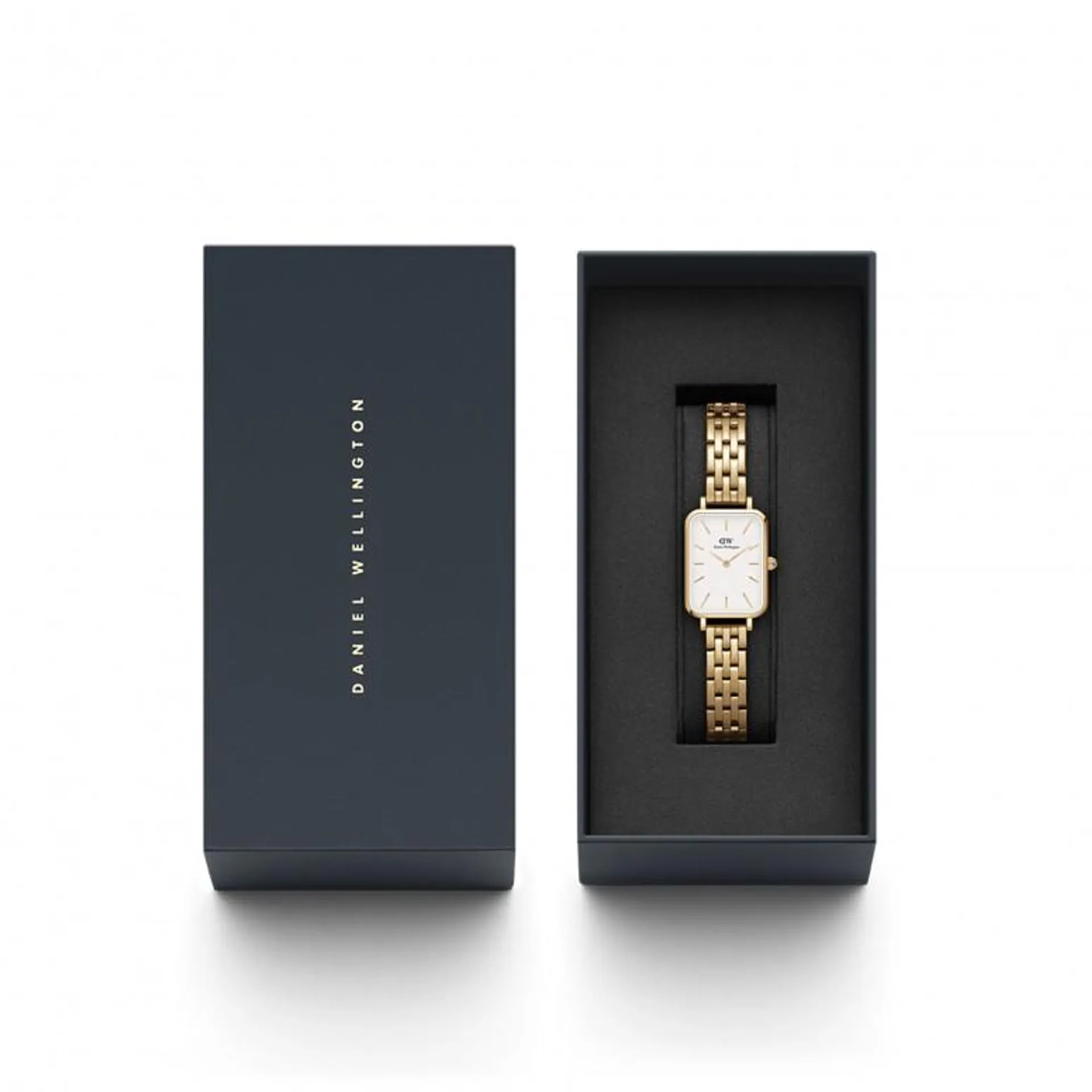 Reloj Quadro Link Dorado