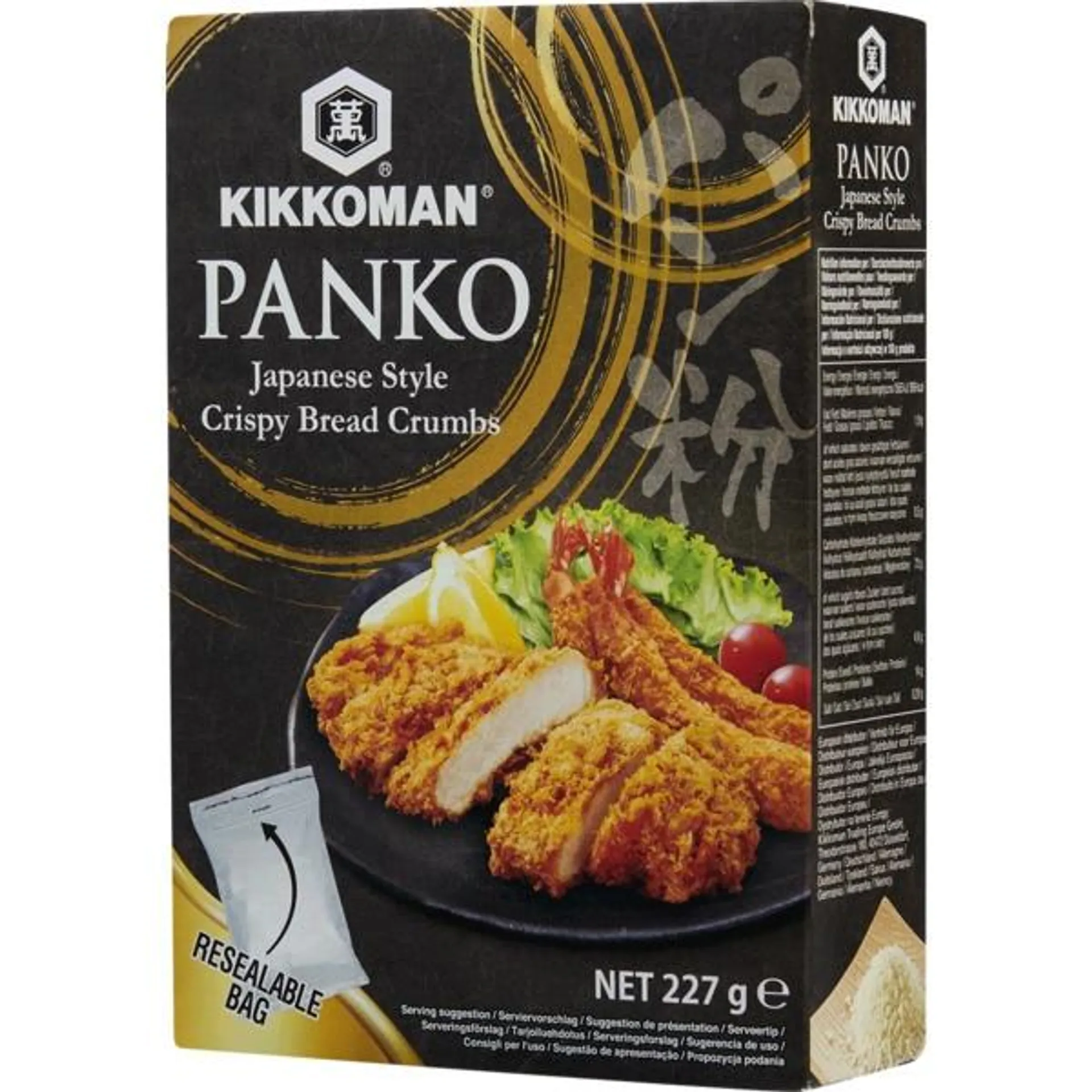 Pão Ralado Panko embalagem 227 g Kikkoman