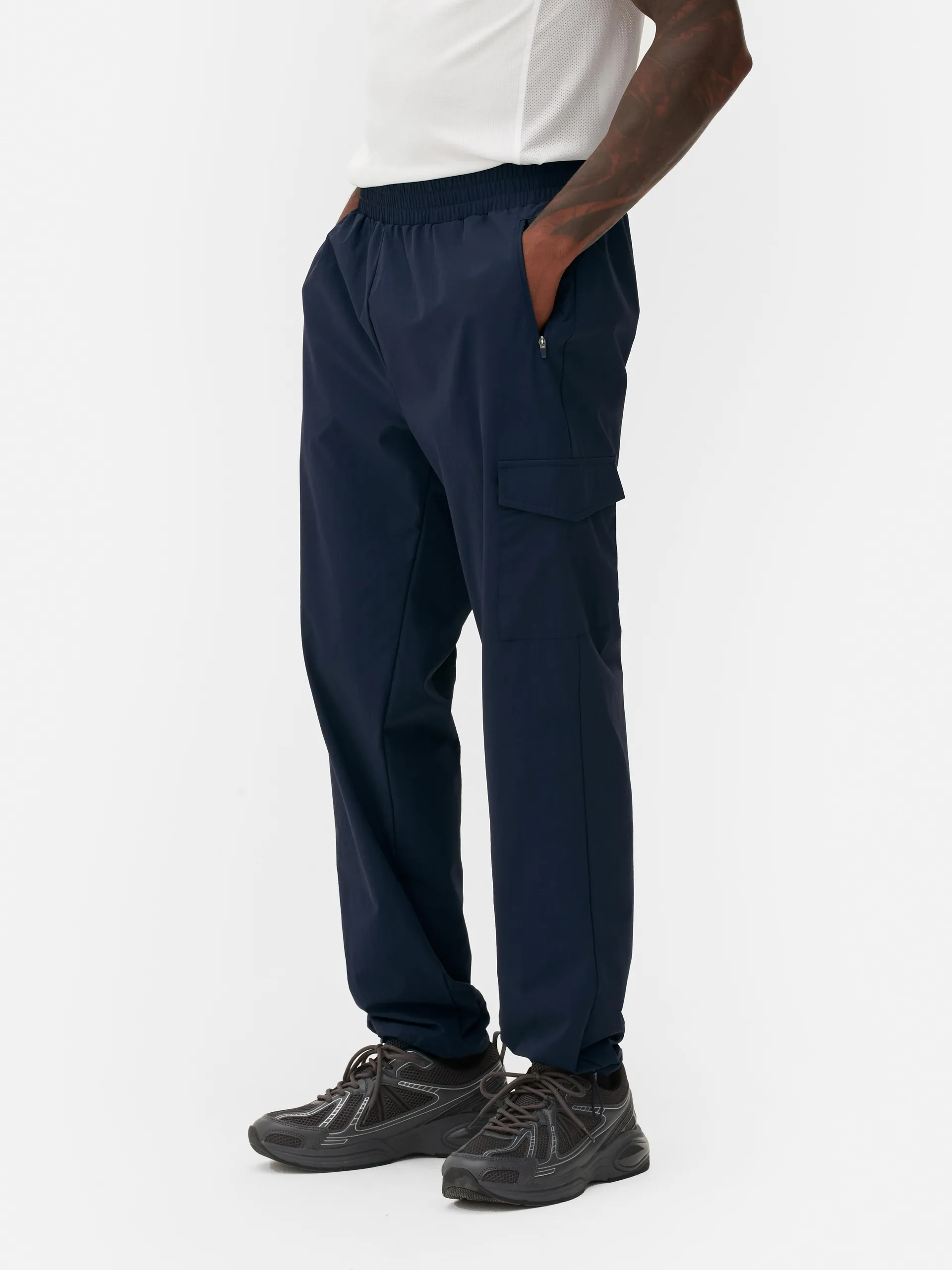 Toggle Cuff Cargo Trousers