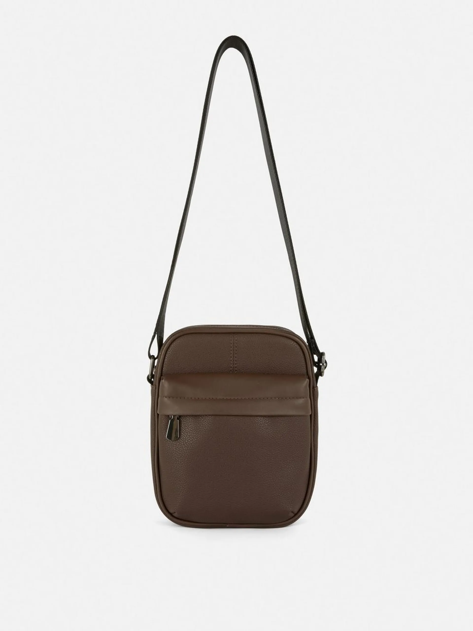 Faux Leather Cross Body Bag