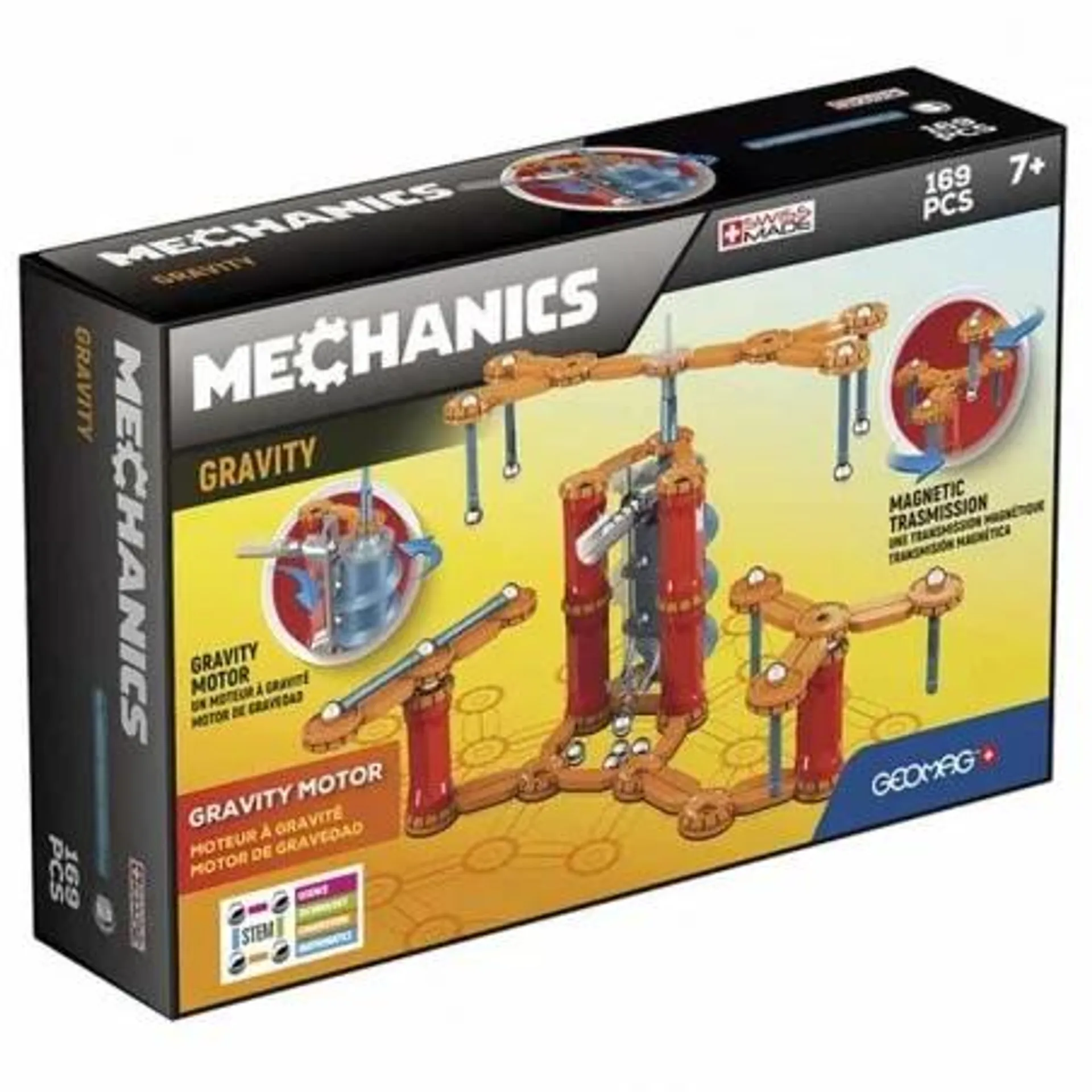 Sistema de motor gravitacional mecânico Geomag