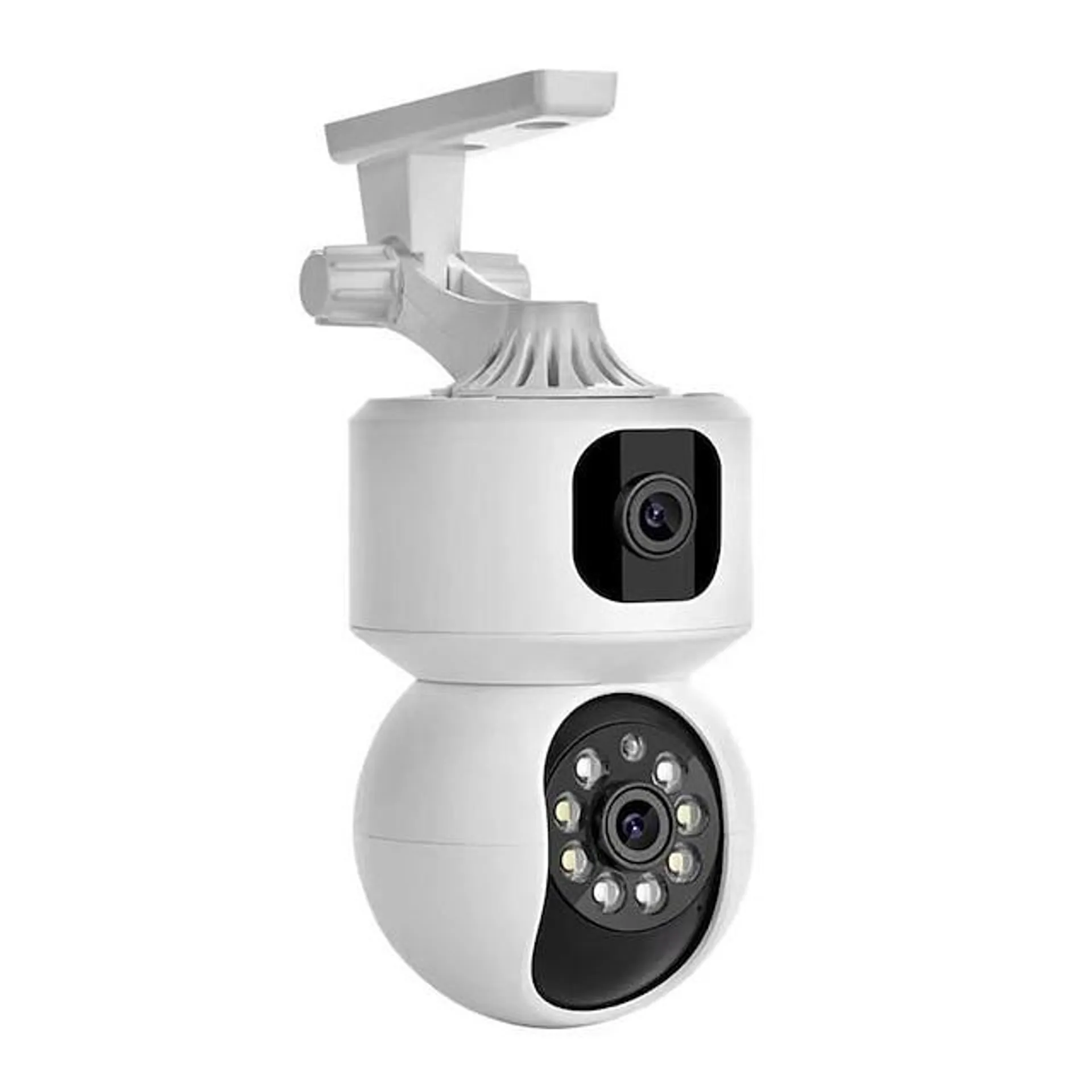 4mp draadloze dual lens ptz wifi camera icsee app twee manieren audio beveiliging bescherming indoor smart home camera